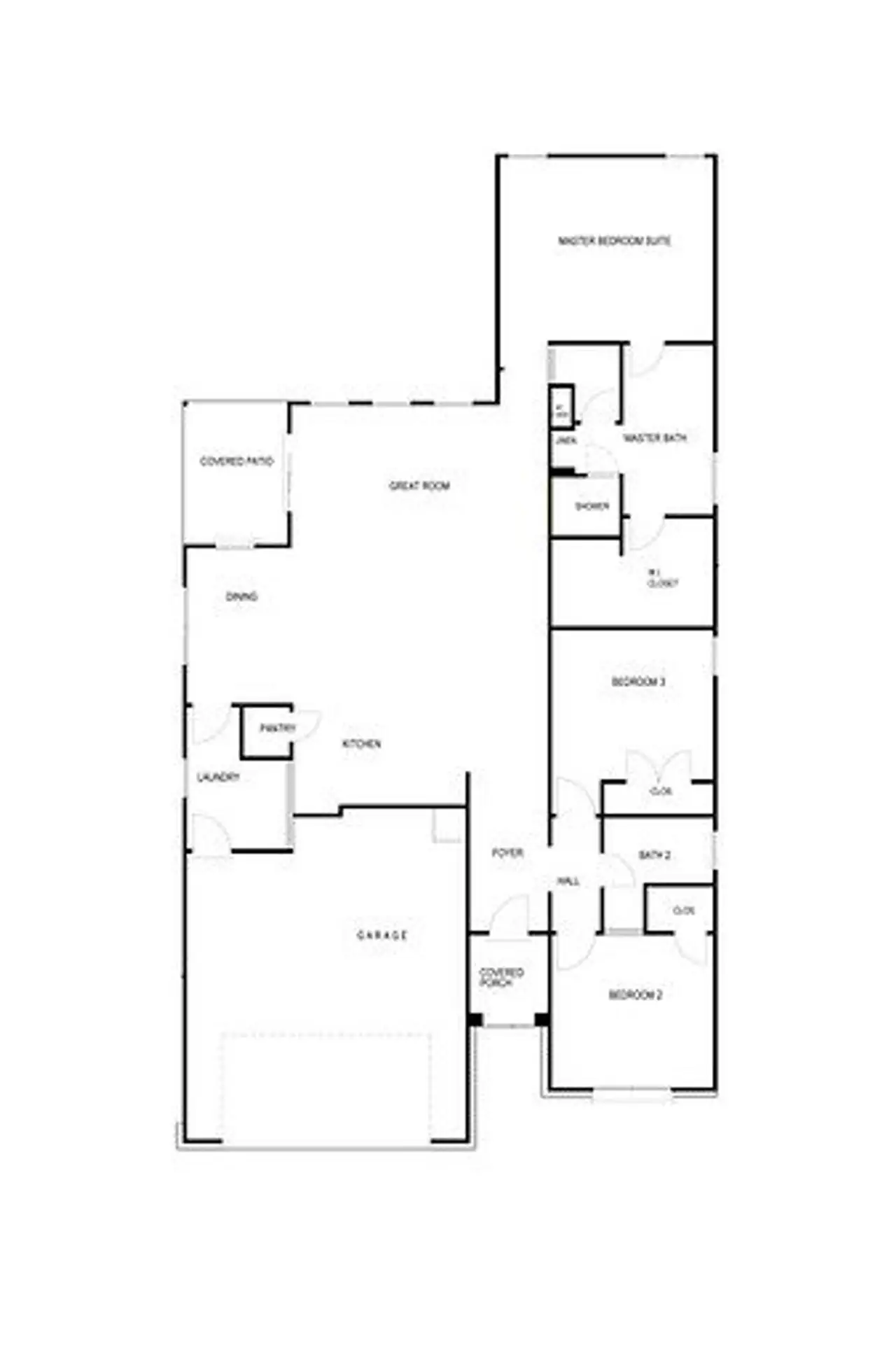 2D floor plan layout for the The Cedar by Neiman-Foster Homes and Construction in The Enclave at Barton Creek Lakeside, Spicewood, TX (Image 2). 2D floor plan layout for the The Cedar by Neiman-Foster Homes and Construction in The Enclave at Barton Creek Lakeside, Spicewood, TX (Image 2).
