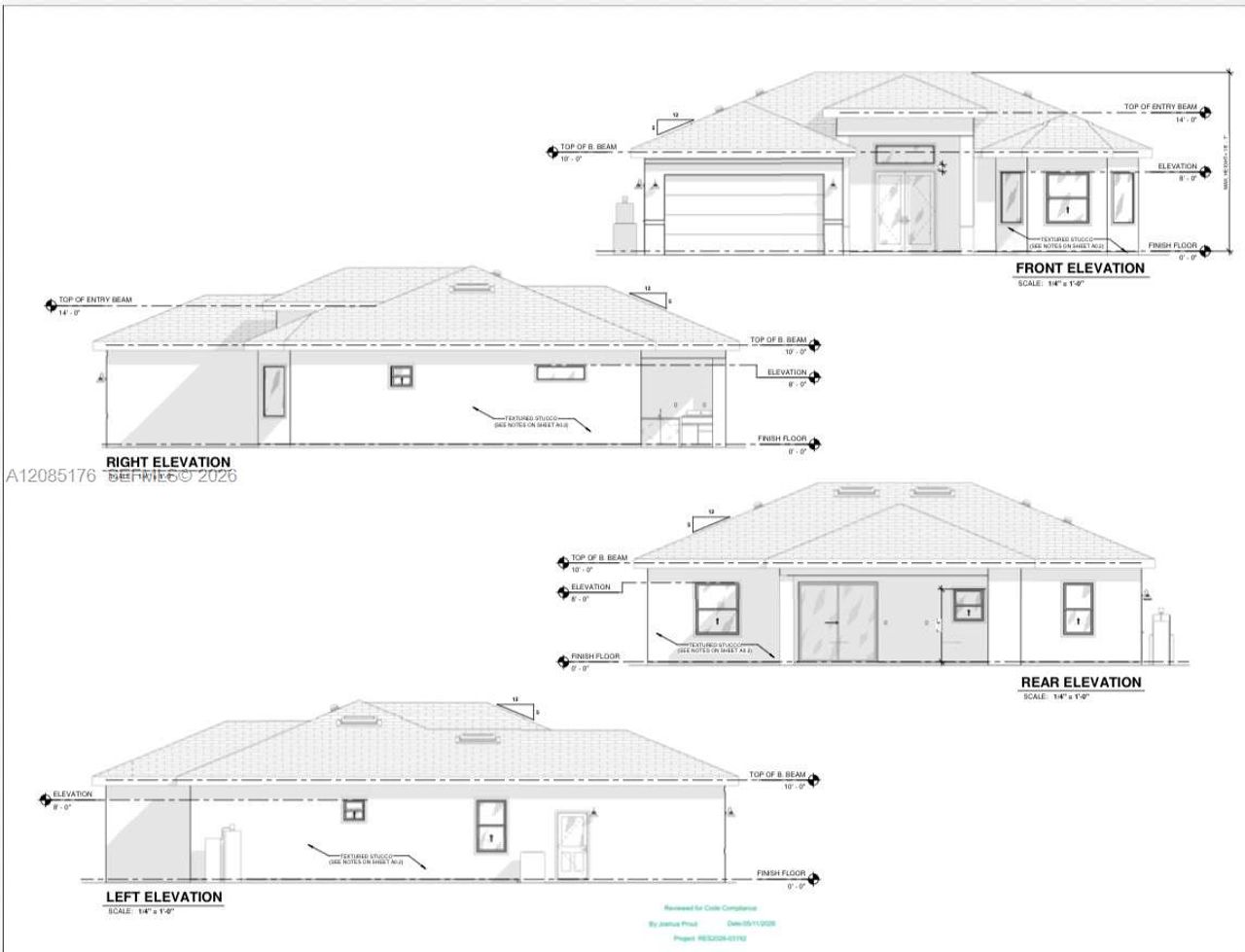 Exterior rendering of this home design in , Lehigh Acres, FL (Image 2).