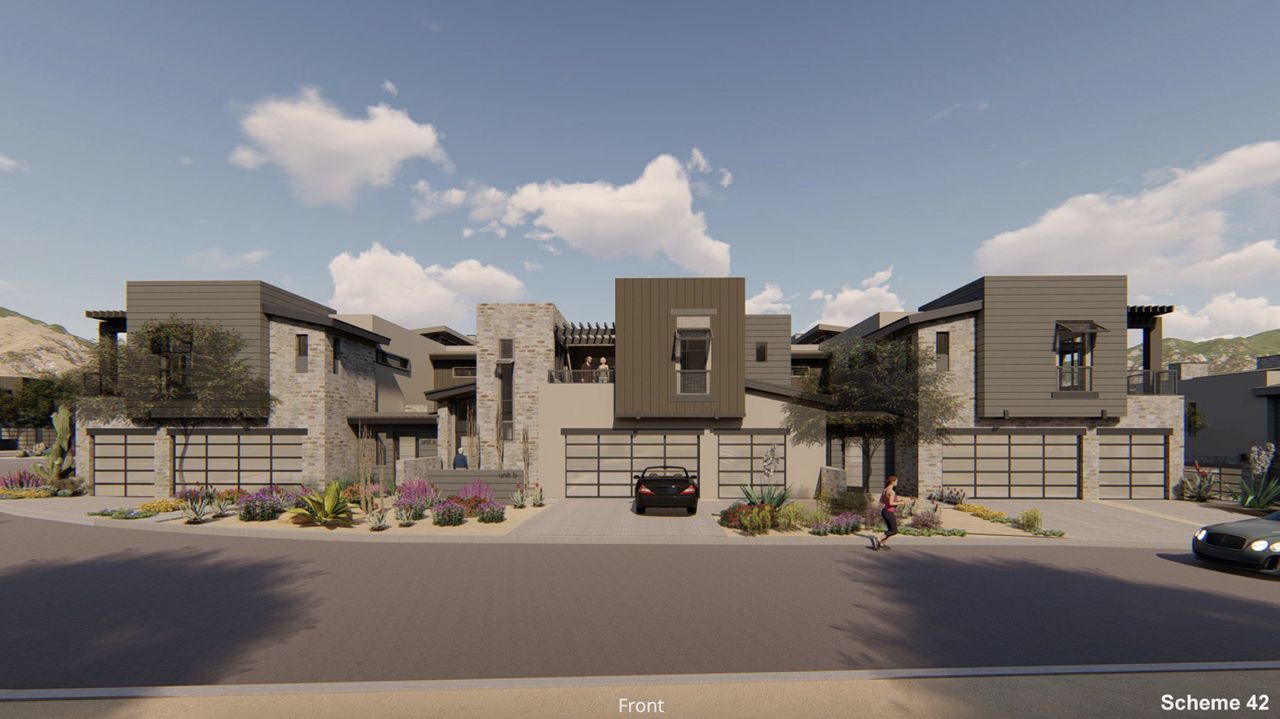 Representative exterior photo of a completed home built from the The Zenith by Camelot Homes in The Retreat, Scottsdale, AZ (Image 2).
