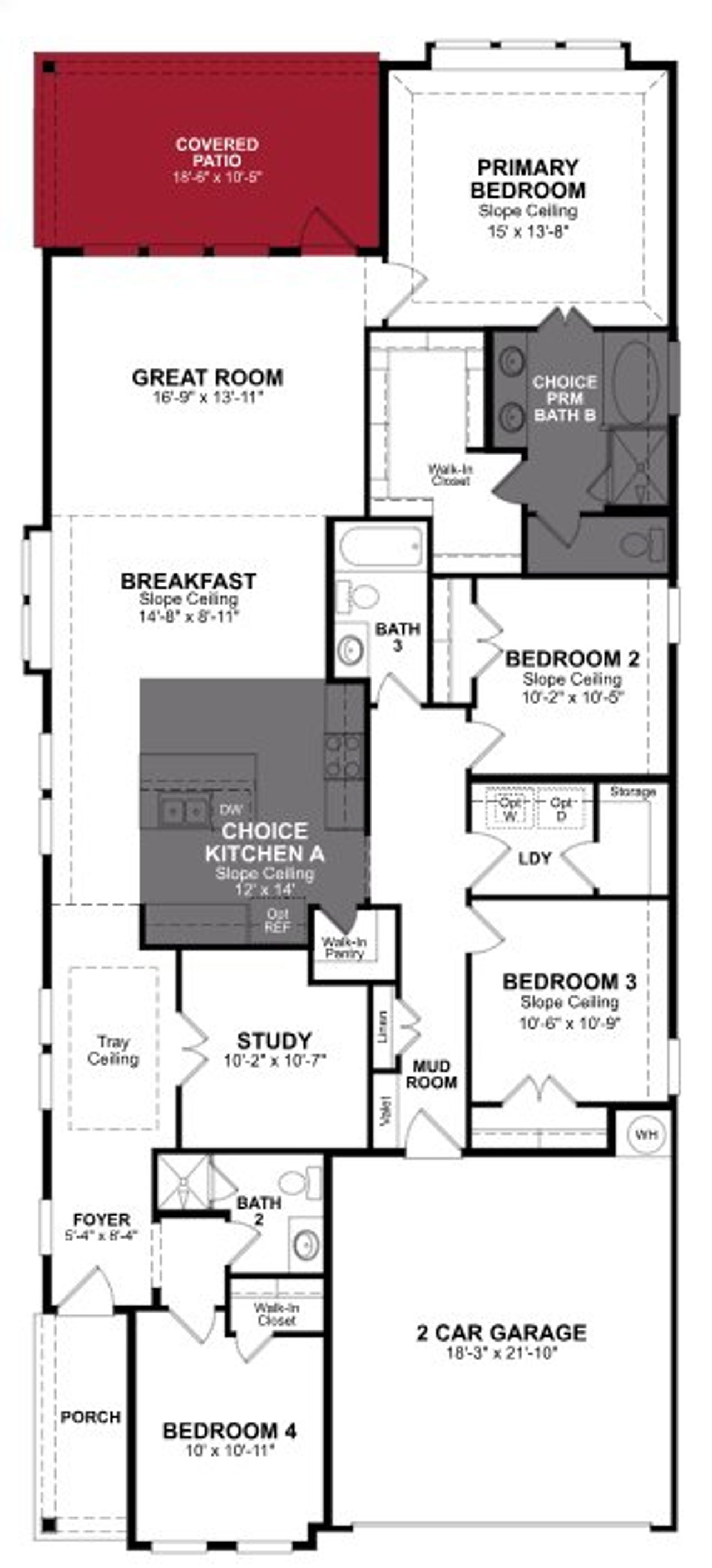 2D floor plan layout of this home in Amira, Tomball, TX (Image 2). 2D floor plan layout of this home in Amira, Tomball, TX (Image 2).