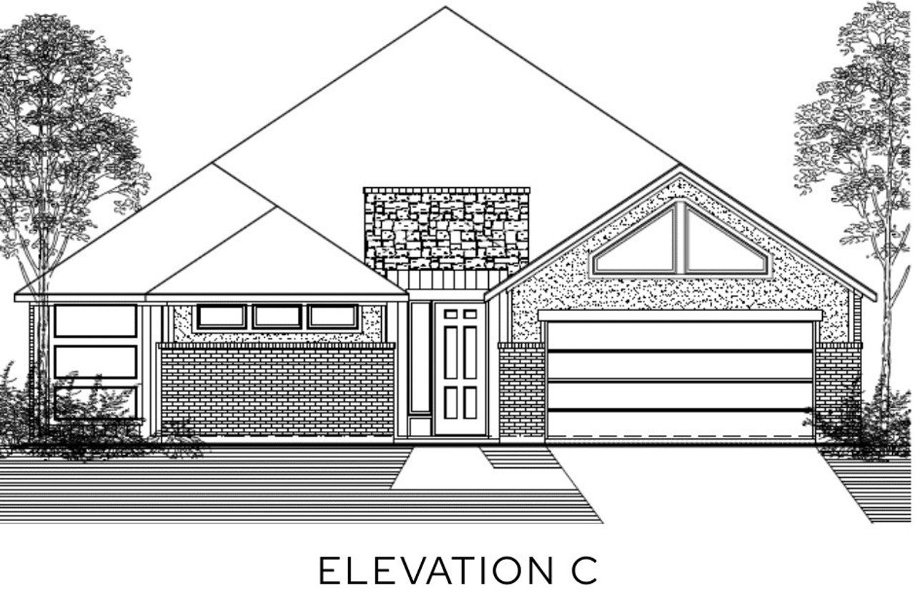 Representative rendering of the exterior for the The Harmony by Lillian Custom Homes (Image 2).