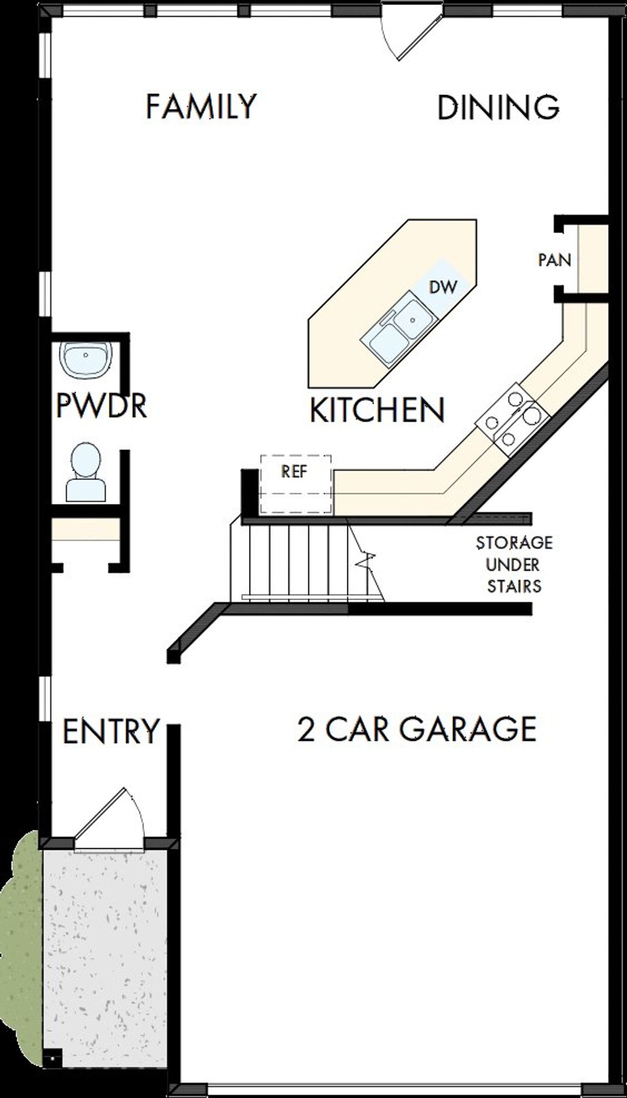 2D floor plan layout of this home in Crosscreek Walk – Overlook, Charleston, SC (Image 2). 2D floor plan layout of this home in Crosscreek Walk – Overlook, Charleston, SC (Image 2).