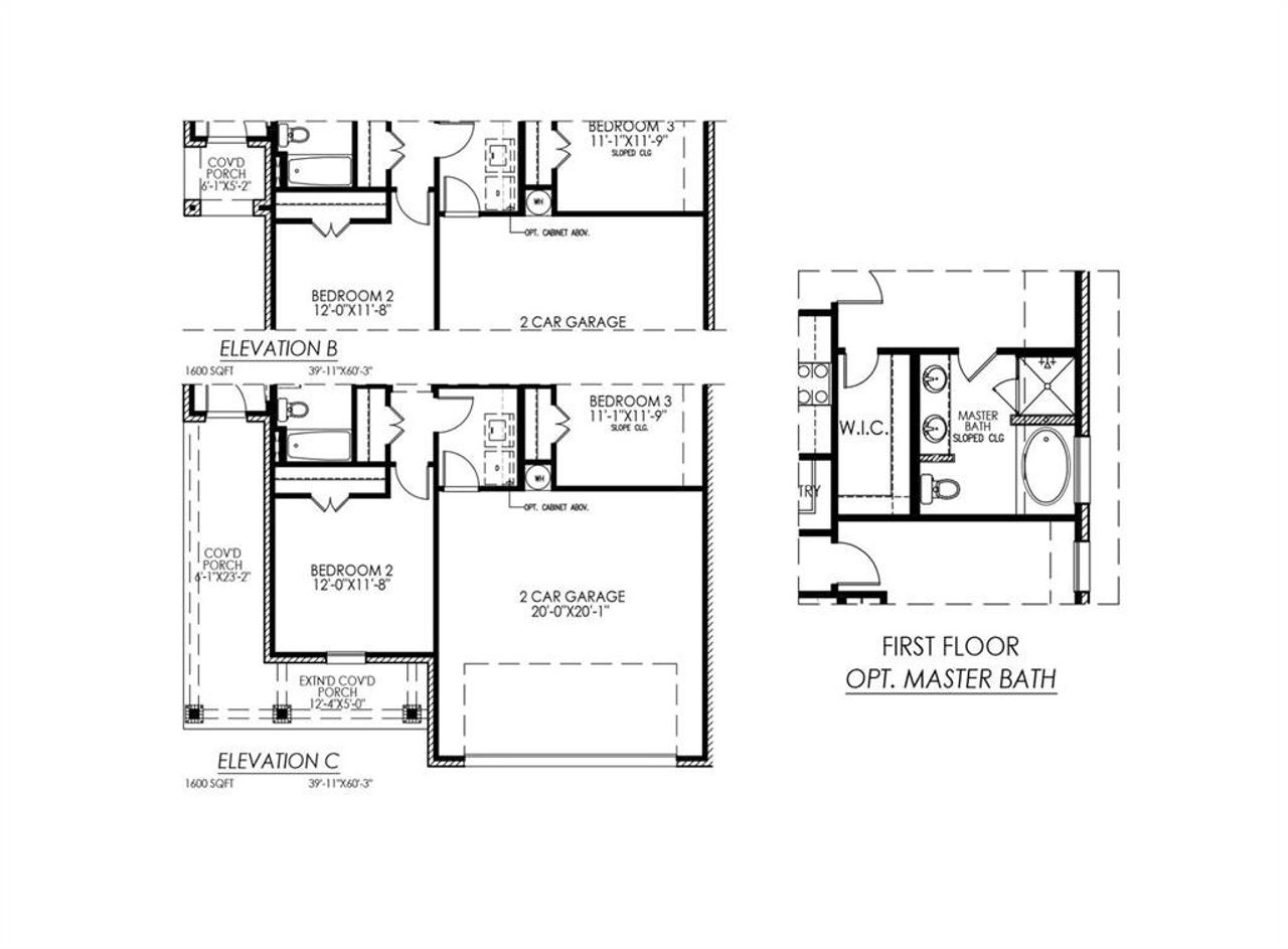 2D floor plan layout of this home in , Weatherford, TX (Image 2).