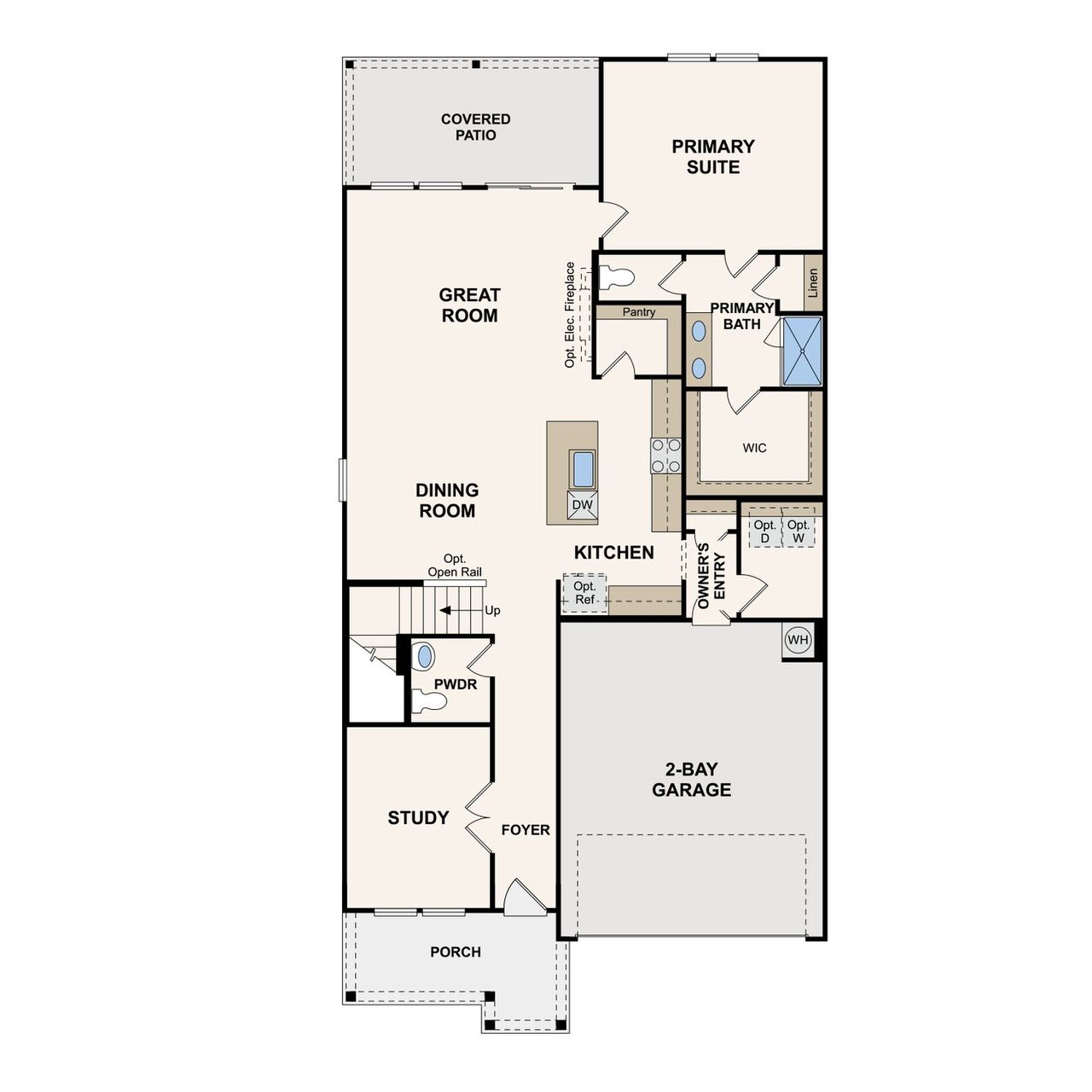 2D floor plan layout of this home in Canebrake at Hickory Hills, Old Hickory, TN (Image 2). 2D floor plan layout of this home in Canebrake at Hickory Hills, Old Hickory, TN (Image 2).