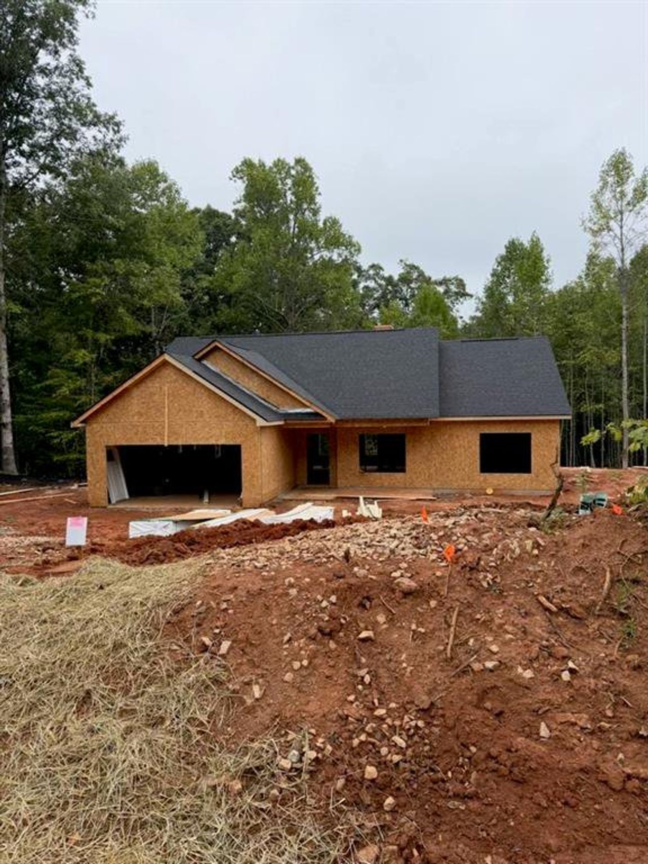 In-progress construction of a new home in , Clarkesville, GA (Image 2).