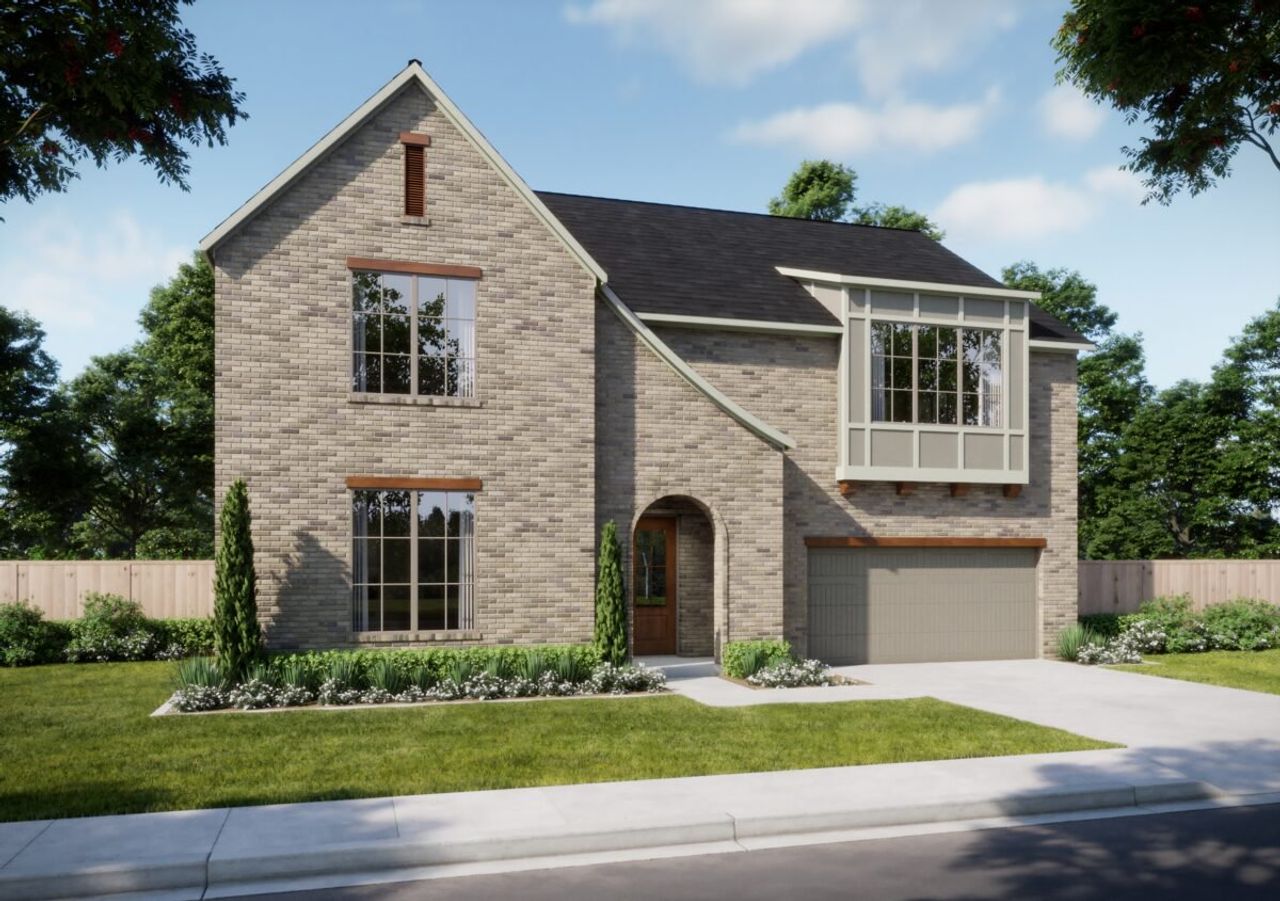 Representative exterior photo of a completed home built from the Ellis by Olivia Clarke Homes in Grand Oaks, Celina, TX (Image 2).