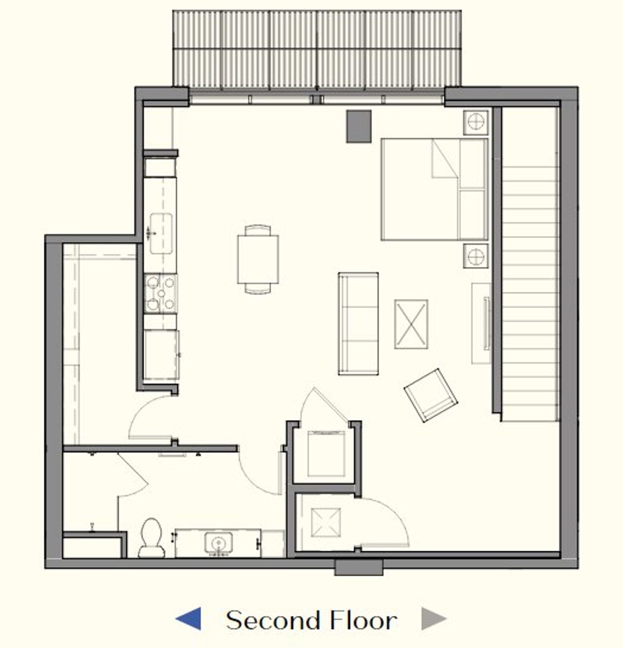 2D floor plan layout for the LW3 by Pearlstone Partners in Zephyr South Lamar, Austin, TX (Image 2).