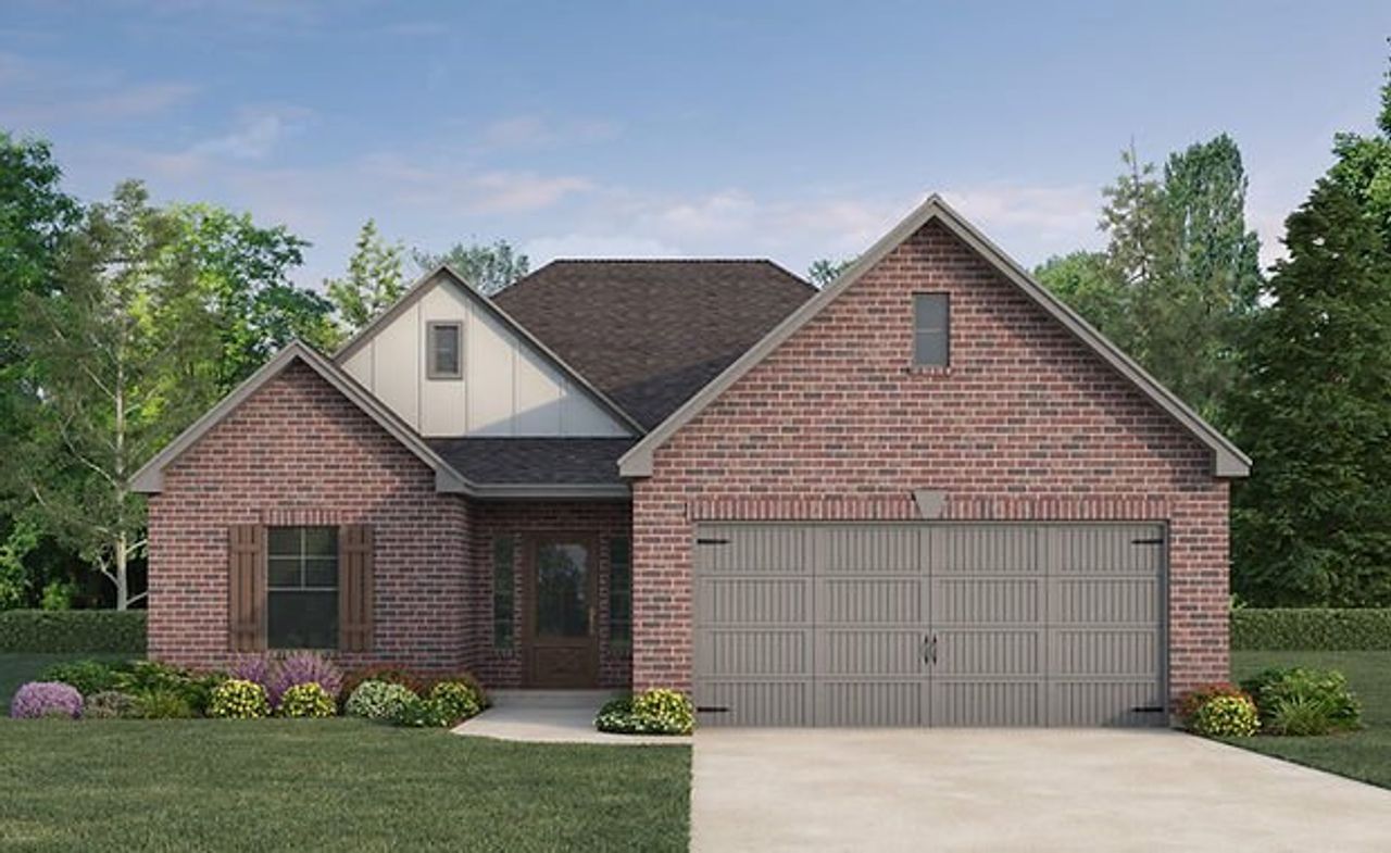 Image 2 representing the Smith by Kendall Homes in Rose Hill Estates, Willis, TX.