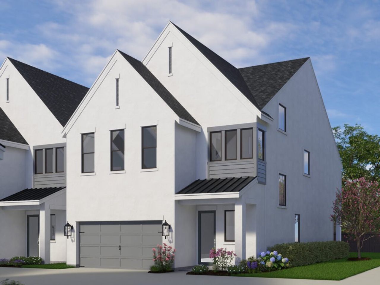 Front exterior of a home in the Caywood Place community, located in Houston, TX (Image 2).