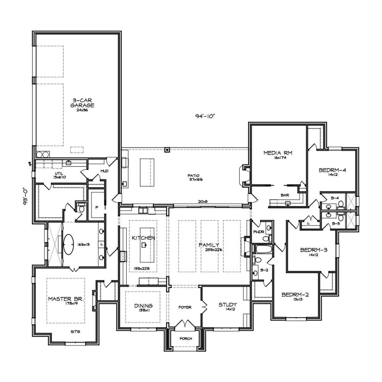 2D floor plan layout of this home in Santana Ridge, Weatherford, TX (Image 2). 2D floor plan layout of this home in Santana Ridge, Weatherford, TX (Image 2).