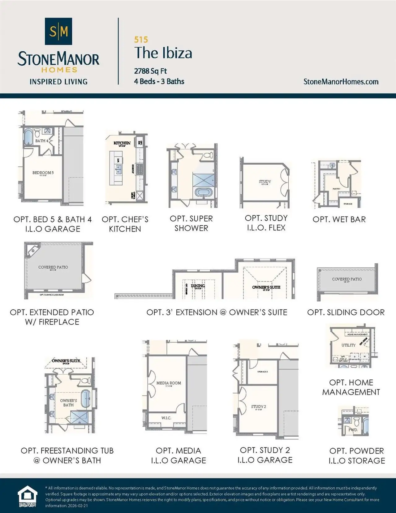 2D floor plan layout of this home in , Rosharon, TX (Image 2).