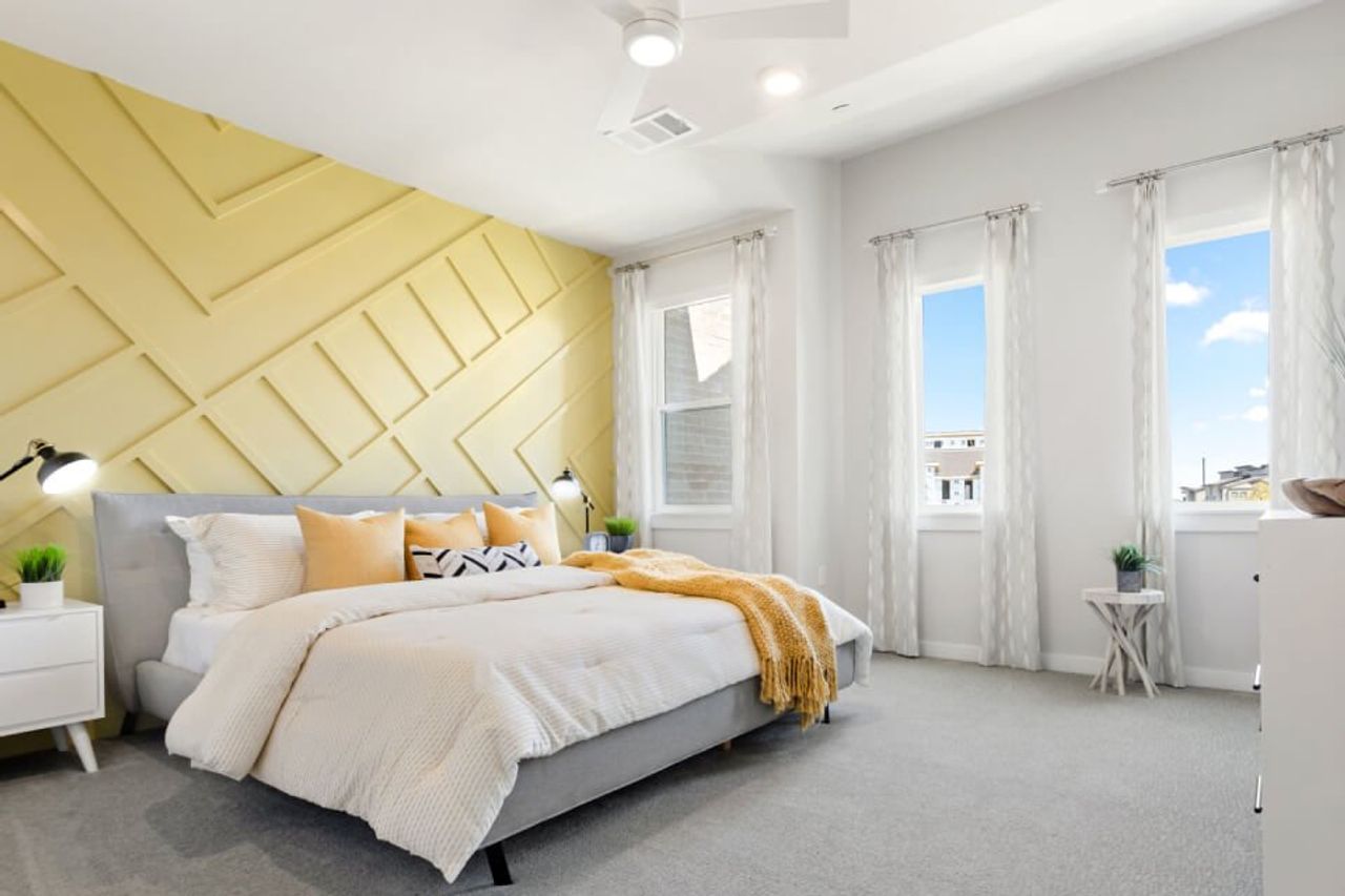 Representative furnished interior of a home built from the Muirfield by Grenadier Homes in The Tribute, The Colony (Image 2).