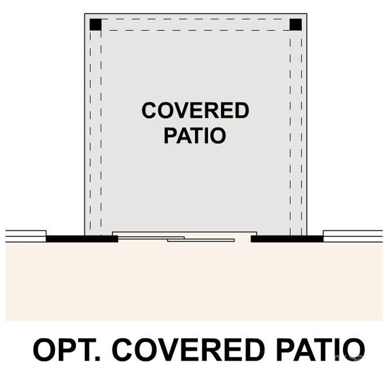 2D floor plan layout of this home in Meadow Creek Village, Locust, NC (Image 2).