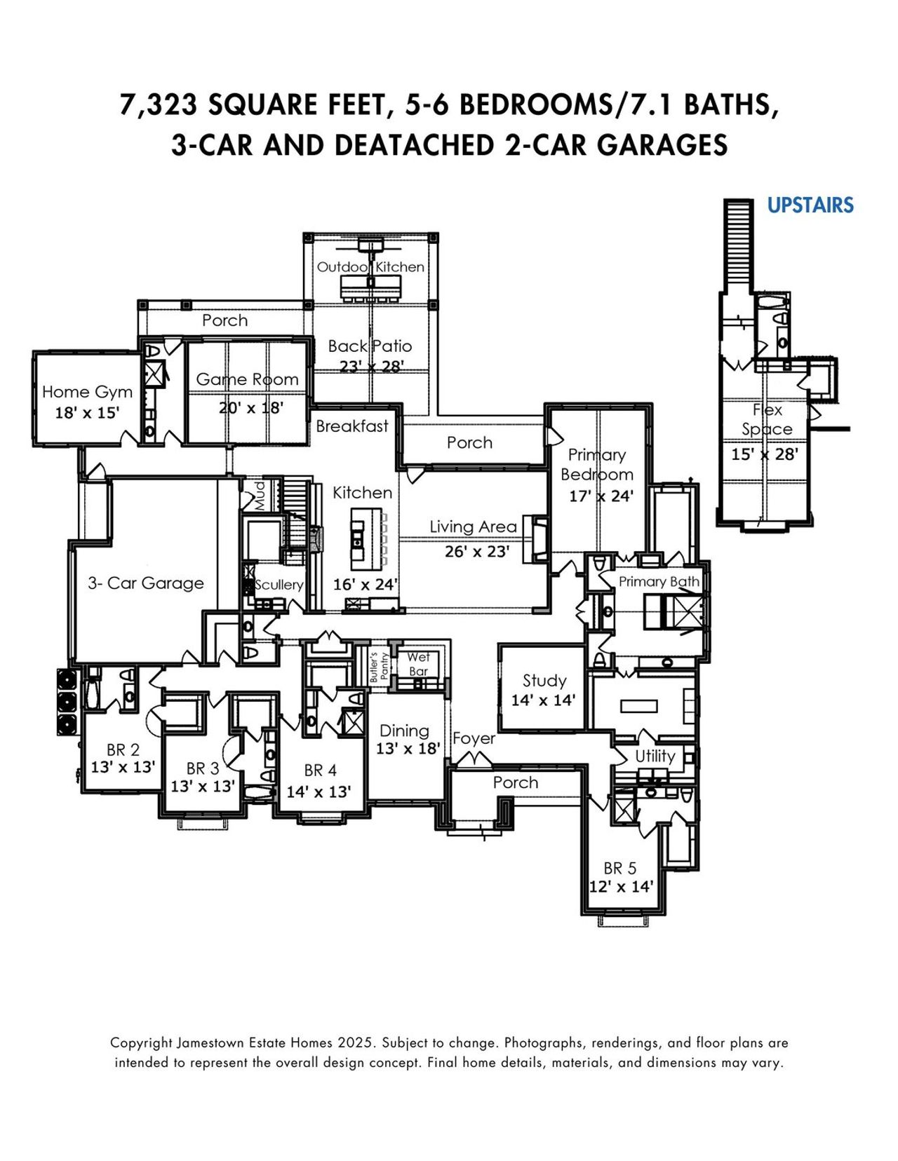 2D floor plan layout of this home in Stallion Lakes, Hockley, TX (Image 2).