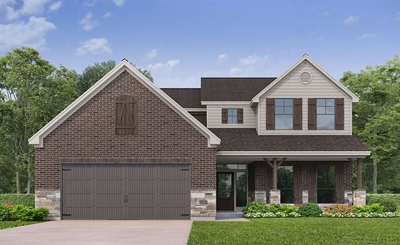 Image 2 representing the Walker by Kendall Homes in Oakwood Ranch, Willis, TX.