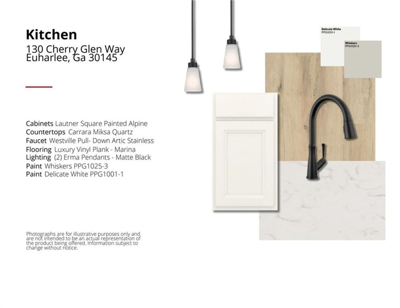 Sample of building materials used in homes in Cherry Glen, Euharlee (Image 2).