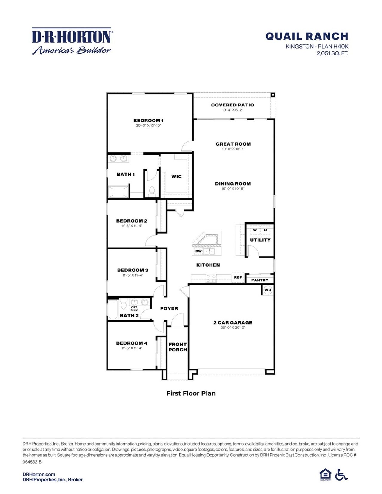 2D floor plan layout of this home in Quail Ranch, San Tan Valley, AZ (Image 2). 2D floor plan layout of this home in Quail Ranch, San Tan Valley, AZ (Image 2).