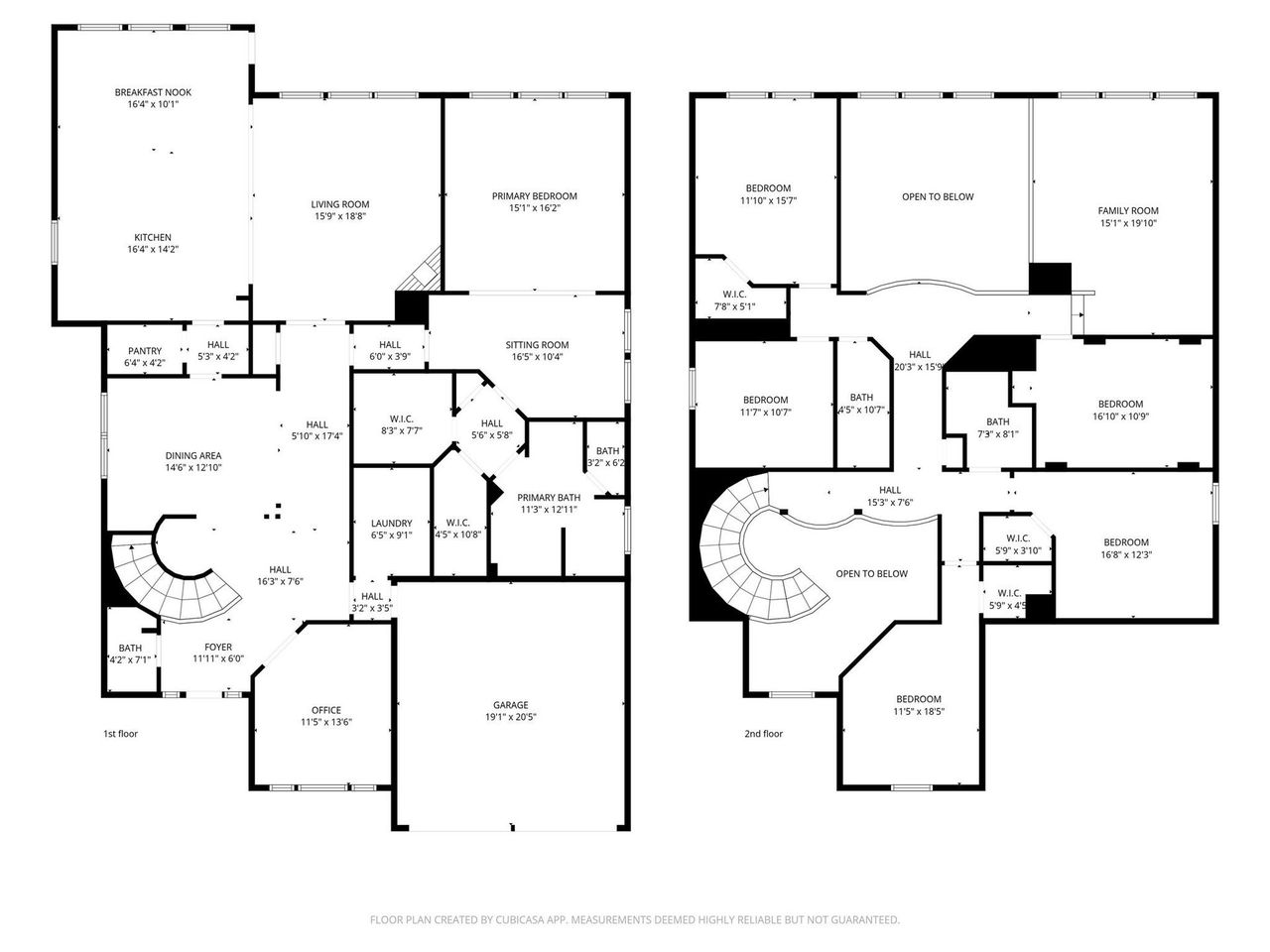 2D floor plan layout of this home in , Katy, TX (Image 2).