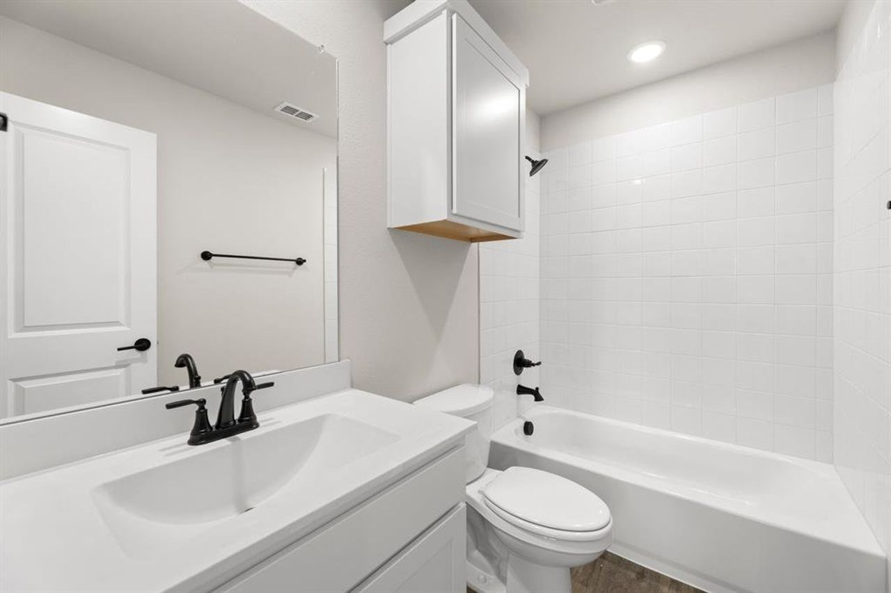 Furnished interior view inside a new home in The Villages of Hurricane Creek, Anna (Image 2).