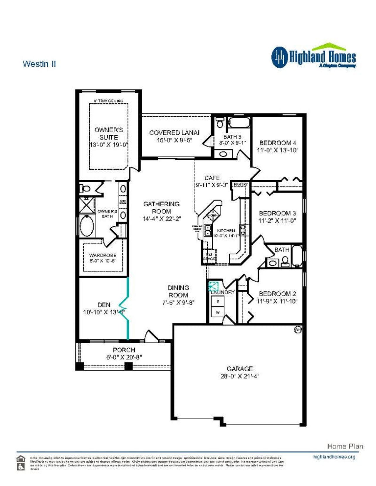 Westin II - Home Layout Westin II - Home Layout
