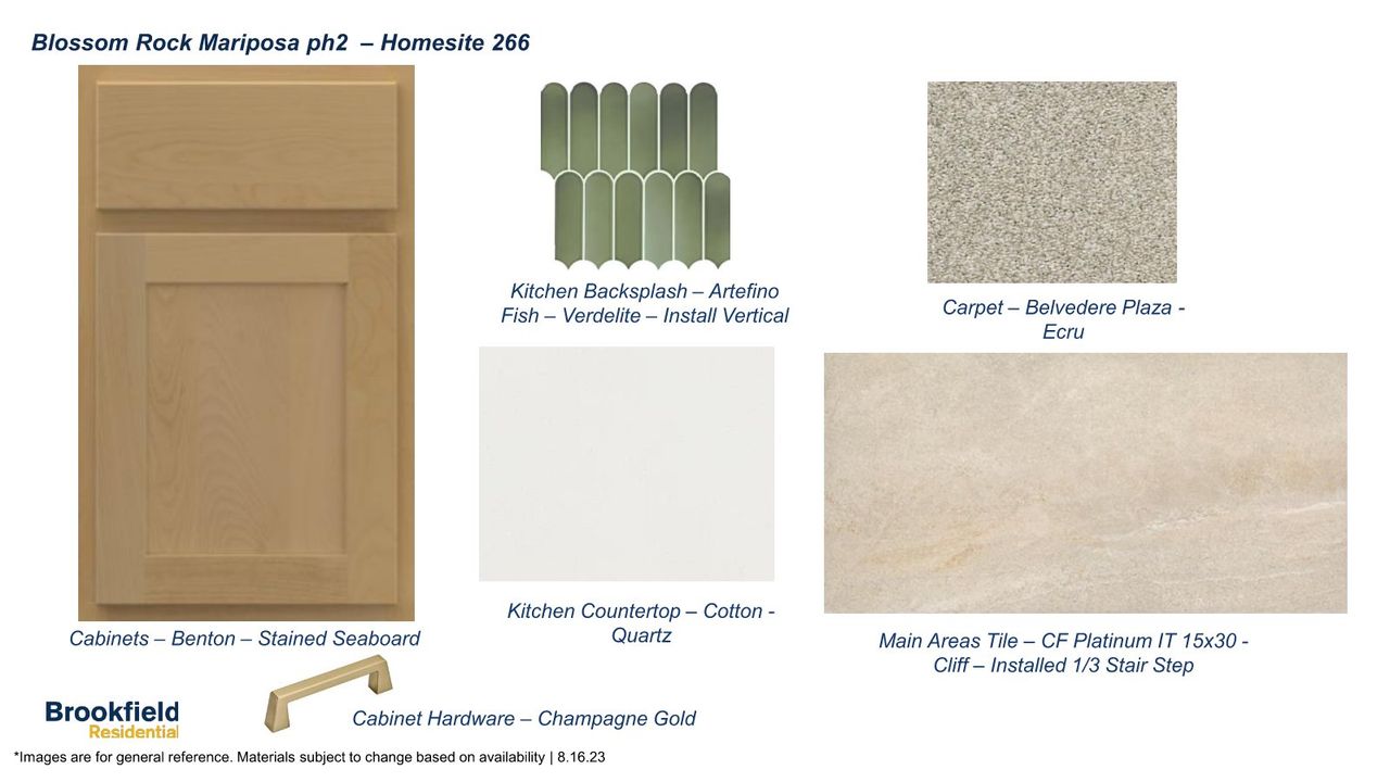 Sample of building materials used in homes in Blossom Rock, Apache Junction (Image 2).
