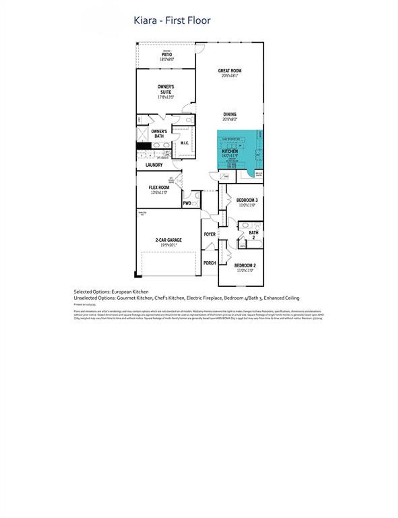 Kiara - Floor Plan