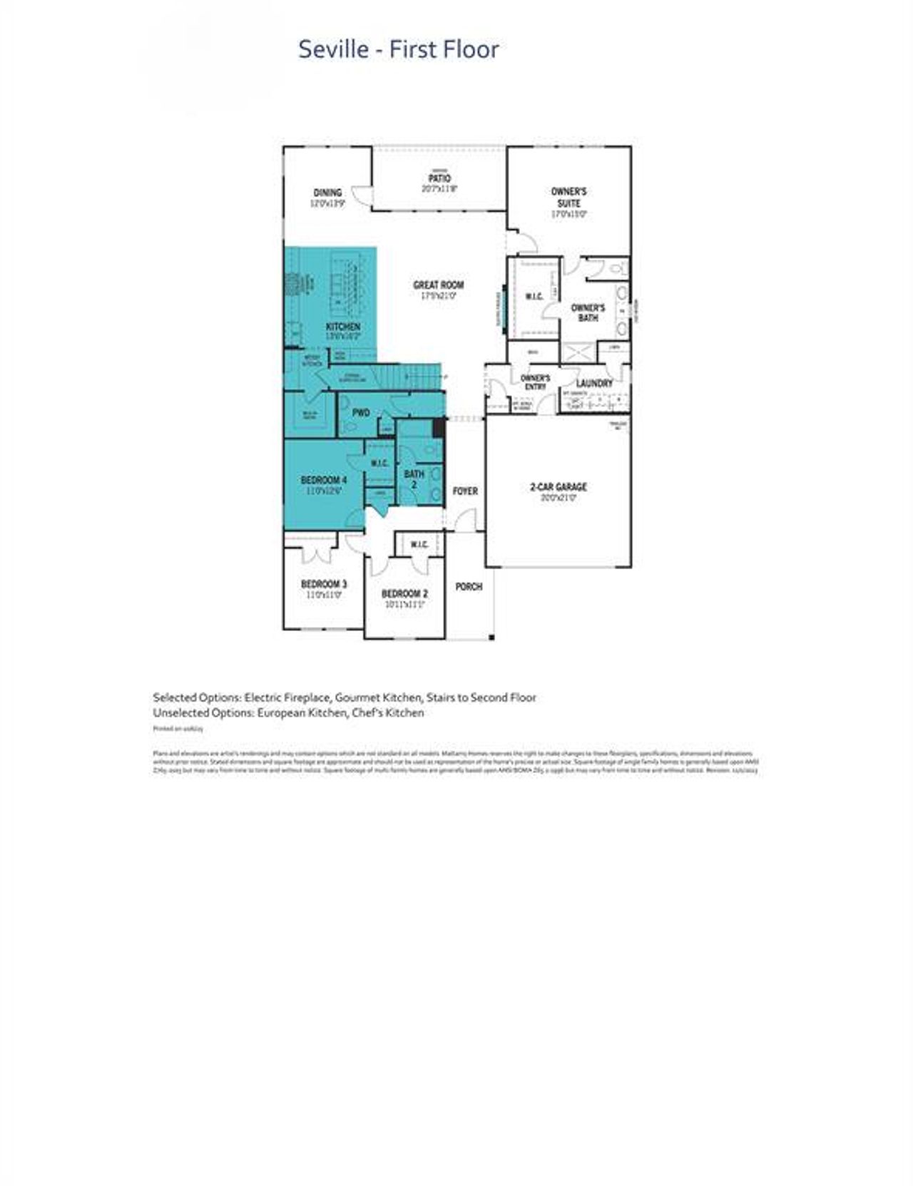 Seville - First Floor