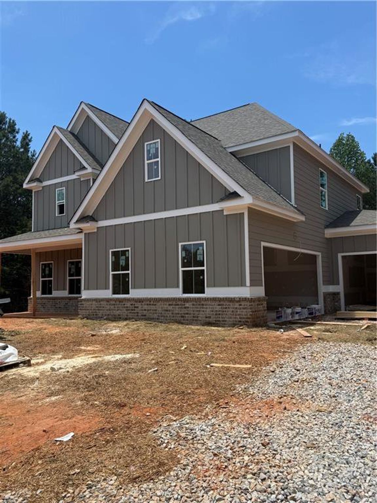 In-progress construction of a new home in , Covington, GA (Image 2).