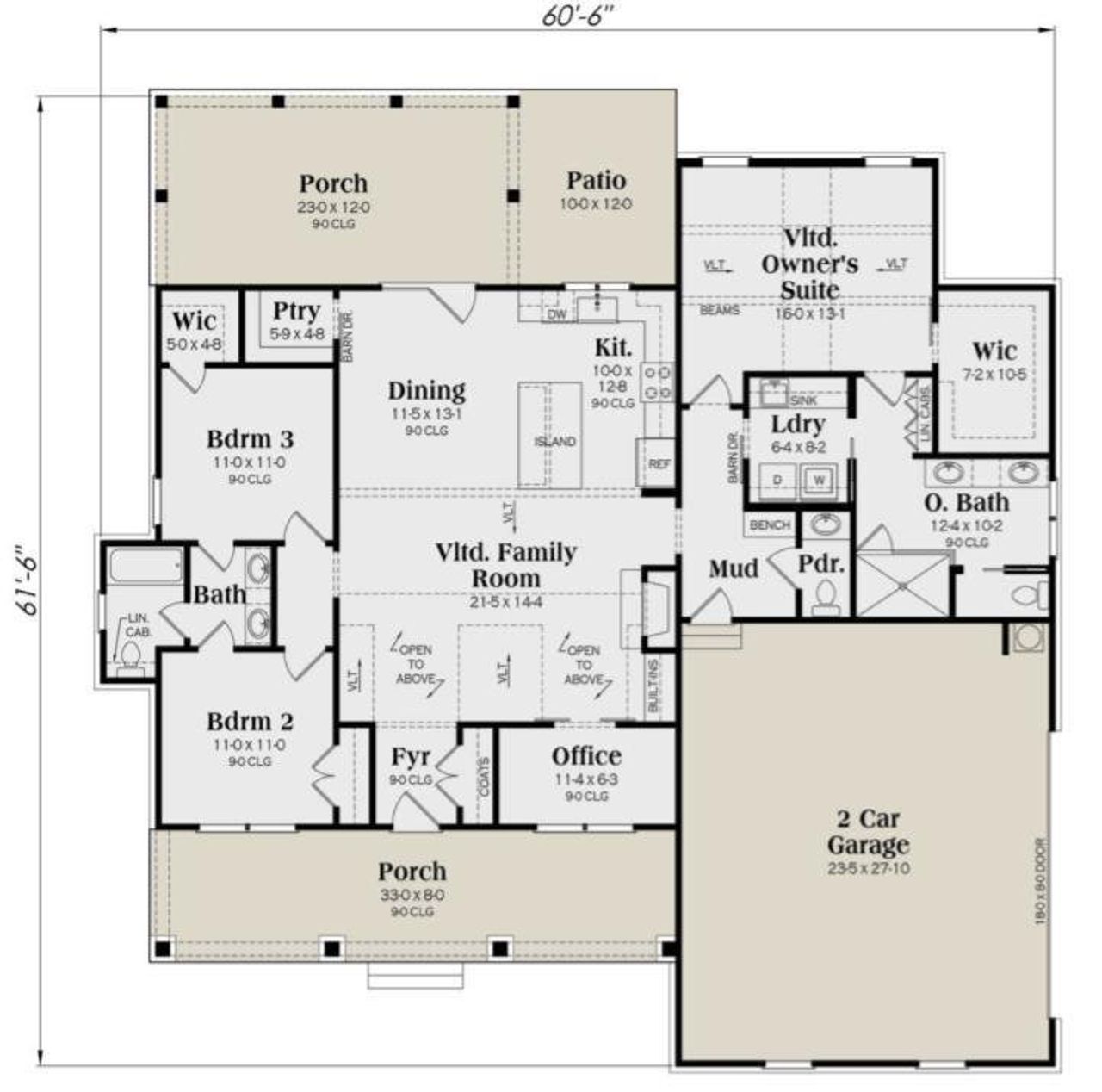 2D floor plan layout of this home in , Edgewood, TX (Image 2).