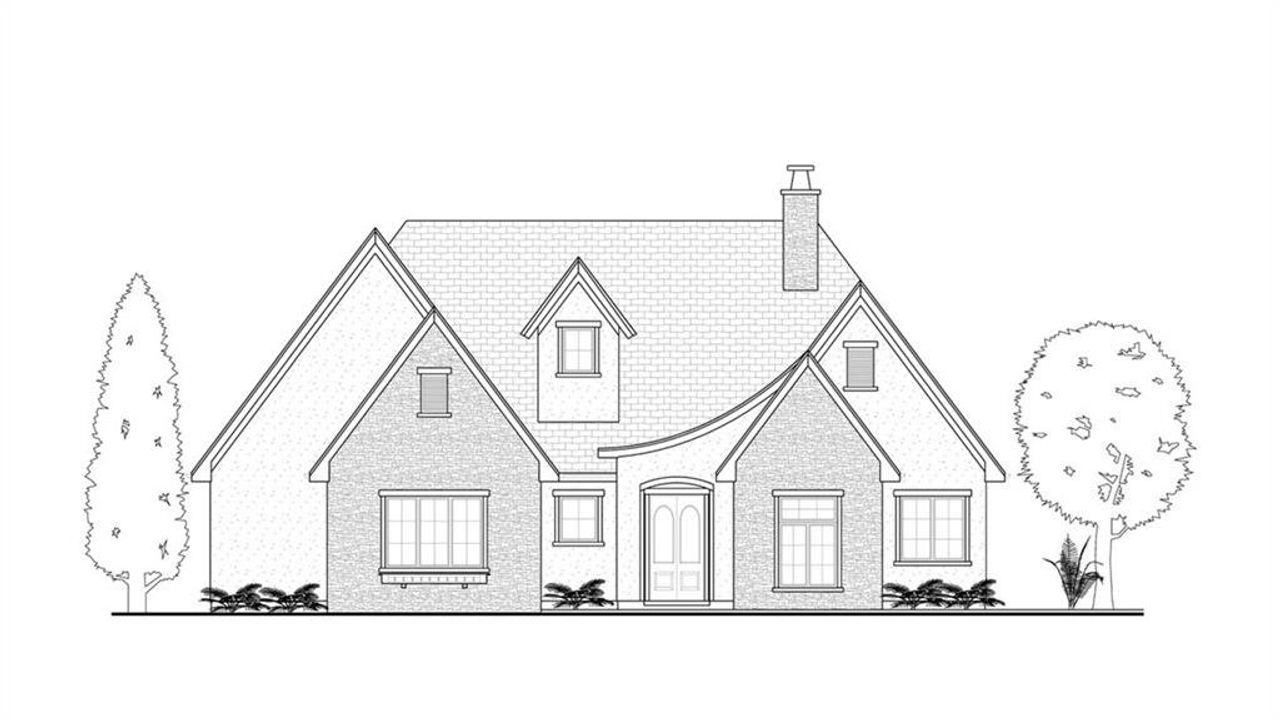 Exterior rendering of this home design in , Holly Springs, GA (Image 2).