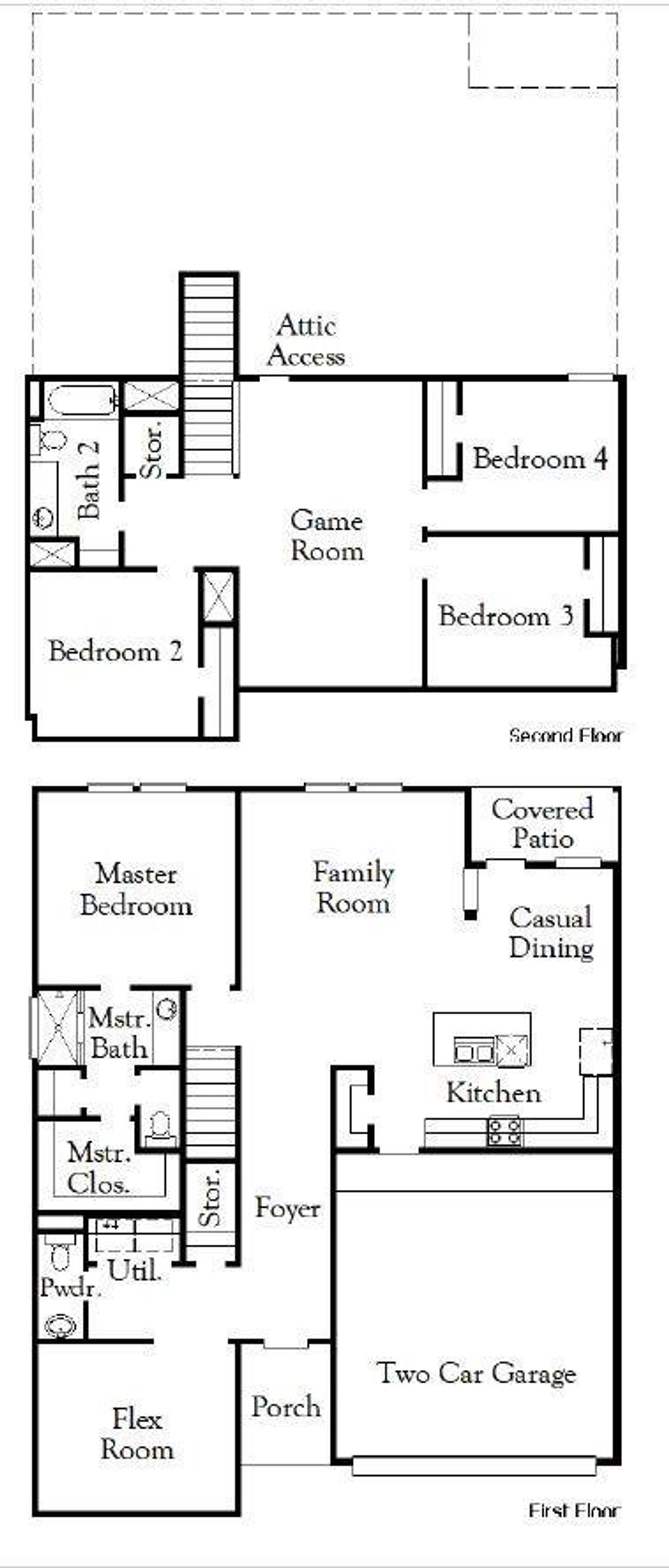 2D floor plan layout of this home in Arabella on the Prairie, Richmond, TX (Image 2). 2D floor plan layout of this home in Arabella on the Prairie, Richmond, TX (Image 2).