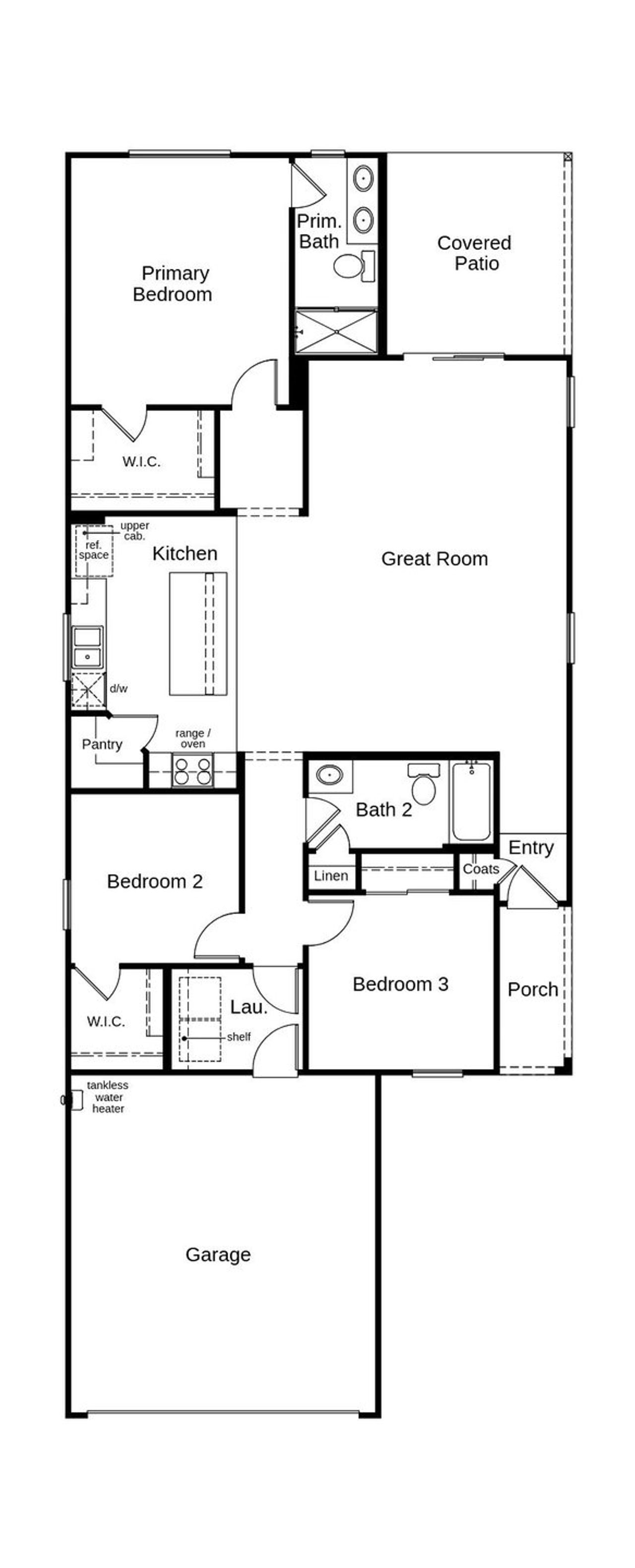 2D floor plan layout of this home in Mirador Ridge Blossom, Tucson, AZ (Image 2). 2D floor plan layout of this home in Mirador Ridge Blossom, Tucson, AZ (Image 2).