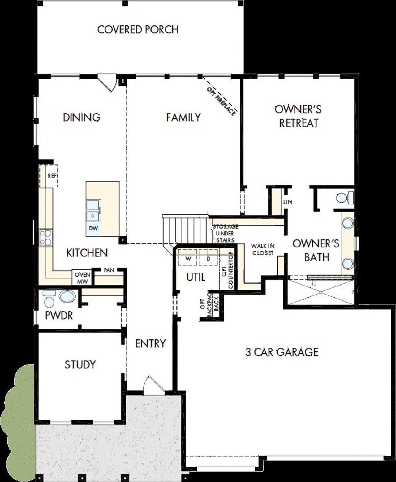 2D floor plan layout of this home in Davis Ranch 60', San Antonio, TX (Image 2). 2D floor plan layout of this home in Davis Ranch 60', San Antonio, TX (Image 2).