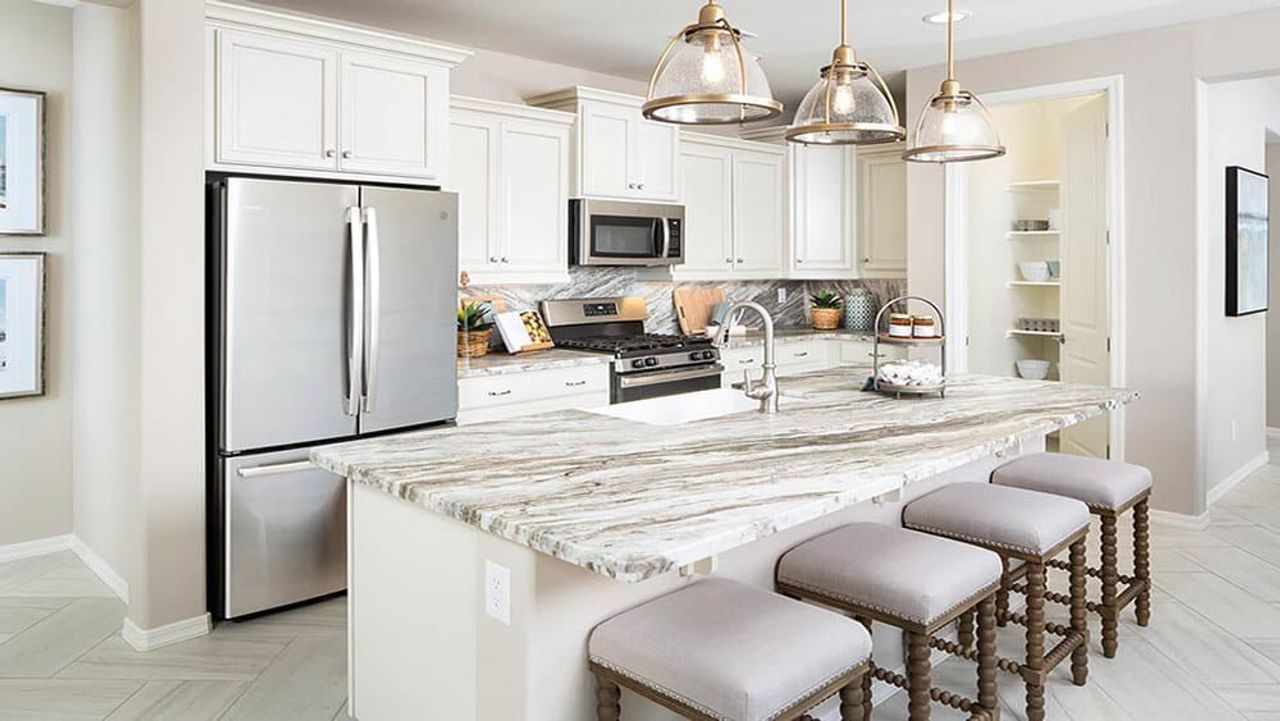 Furnished interior view inside a new home in Estrella, Goodyear (Image 2).