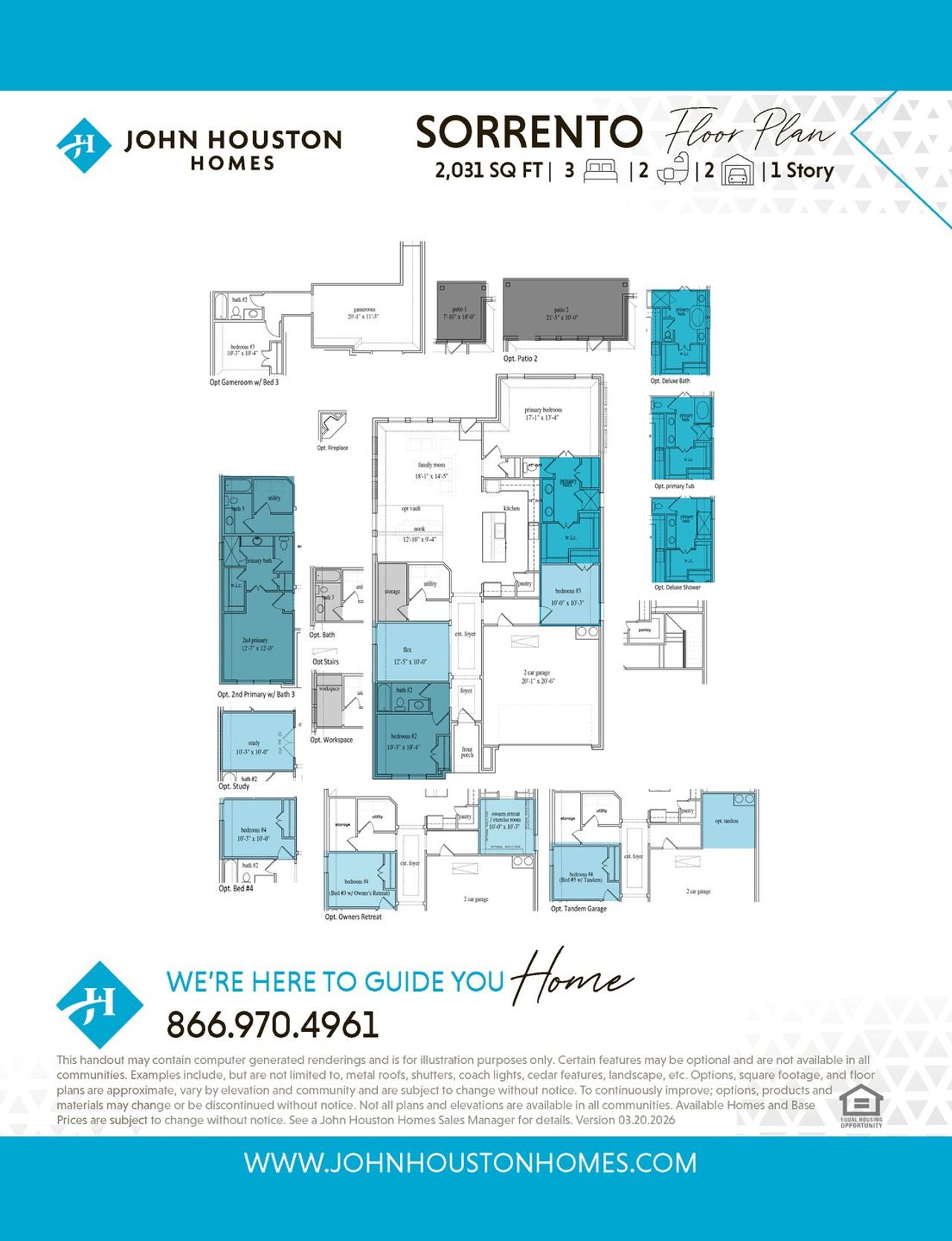 Image 2 representing the Sorrento by John Houston Homes in Vista Point, Grandview, TX. Image 2 representing the Sorrento by John Houston Homes in Vista Point, Grandview, TX.