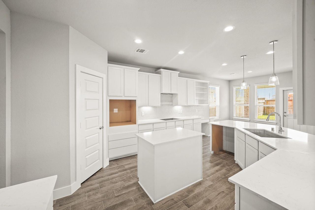 Furnished interior view inside a new home in Morton Creek Ranch, Katy (Image 2).