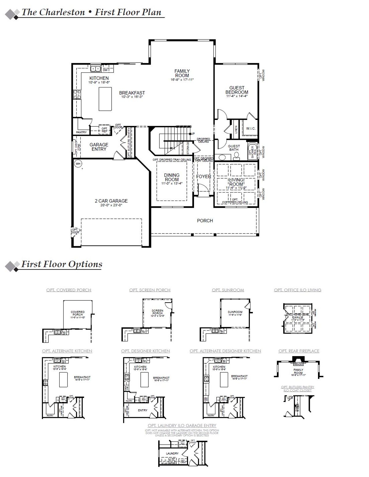 2D floor plan layout of this home in Chasewood, Mint Hill, NC (Image 2).