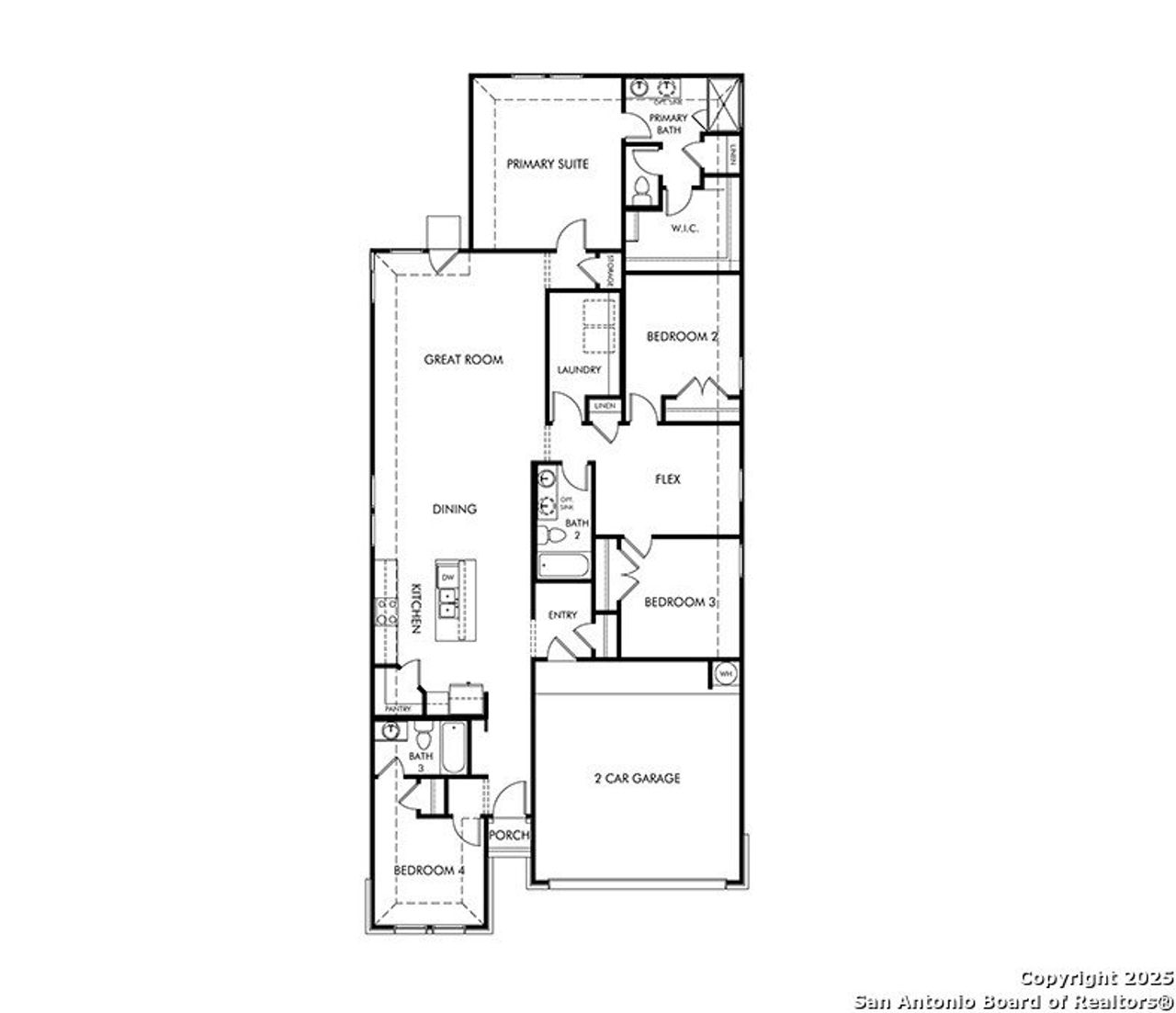 2D floor plan layout of this home in Lark Canyon, New Braunfels, TX (Image 2). 2D floor plan layout of this home in Lark Canyon, New Braunfels, TX (Image 2).
