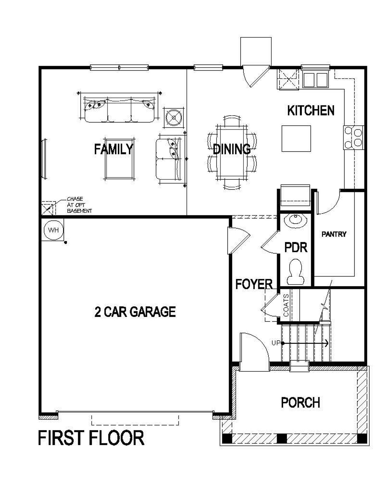 2D floor plan layout for the Britton by Rockhaven Homes in Tell River, Atlanta, GA (Image 2).