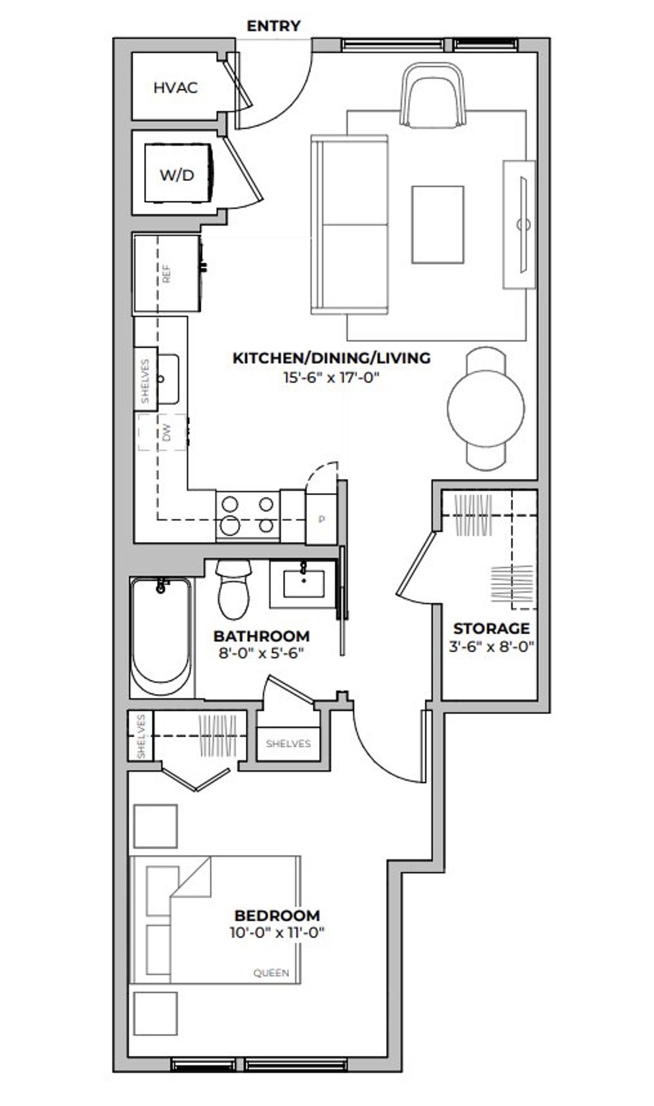 2D floor plan layout for the A1 by StoryBuilt. in George., Austin, TX (Image 2). 2D floor plan layout for the A1 by StoryBuilt. in George., Austin, TX (Image 2).