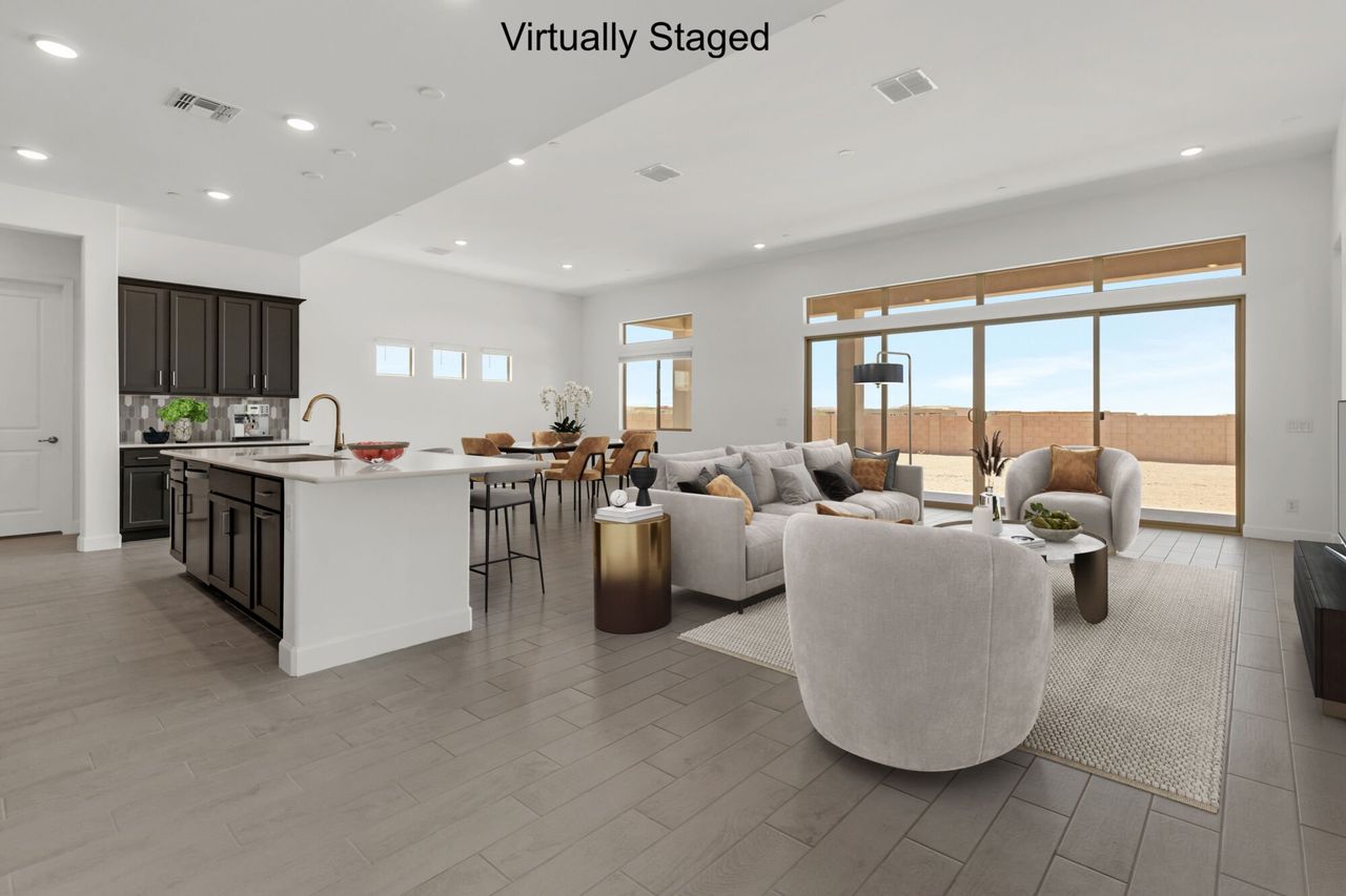 Furnished interior view inside a new home in Mountain View Ranch, Vail (Image 2).