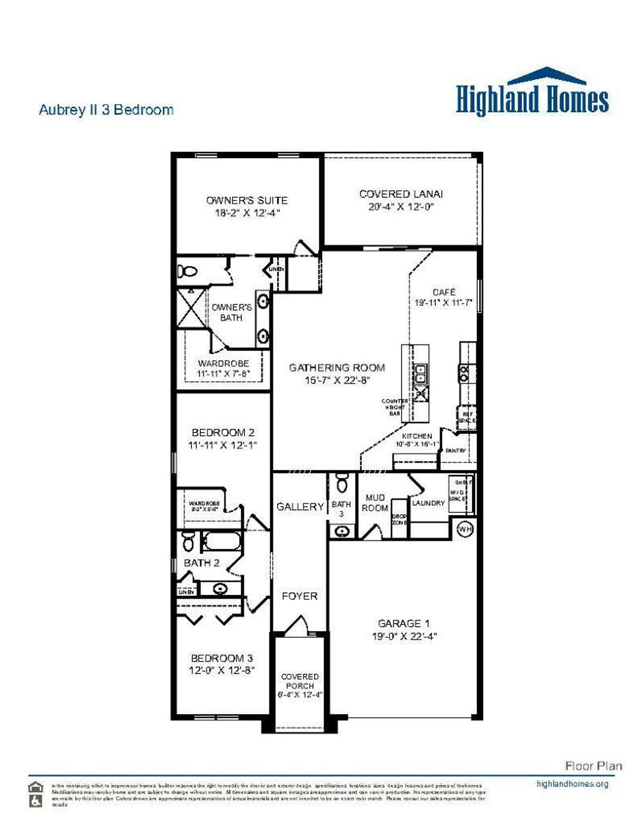 Aubrey II - Home Layout