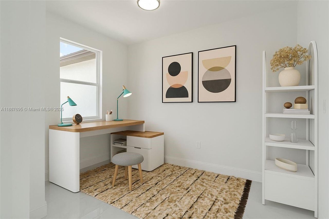 Furnished interior view inside a new home in , Lehigh Acres (Image 2).