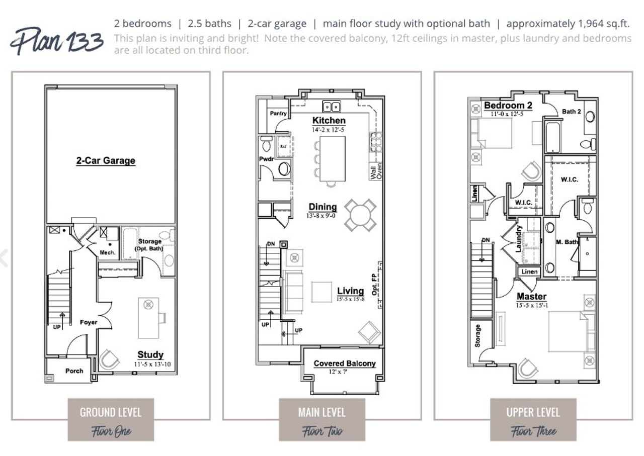 2D floor plan layout for the The 133 Plan by Remington Homes in Superior, Superior, CO (Image 2). 2D floor plan layout for the The 133 Plan by Remington Homes in Superior, Superior, CO (Image 2).