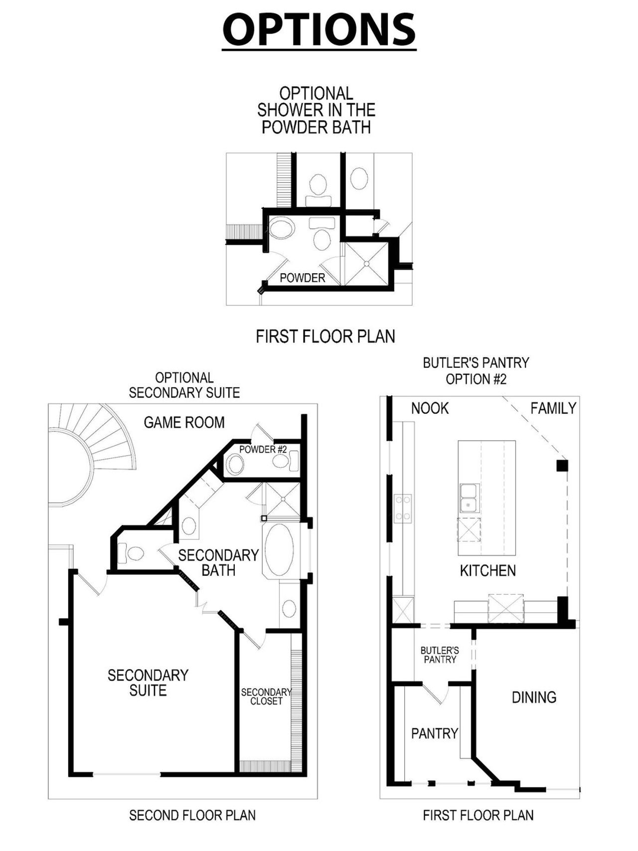 2D floor plan layout of this home in Sutton Fields, Celina, TX (Image 2).