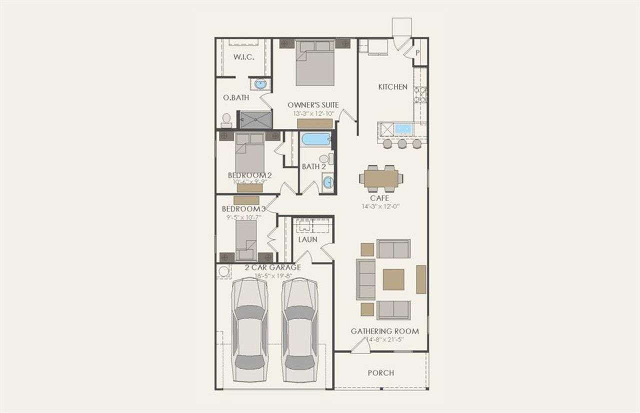 Floorplan layout of home