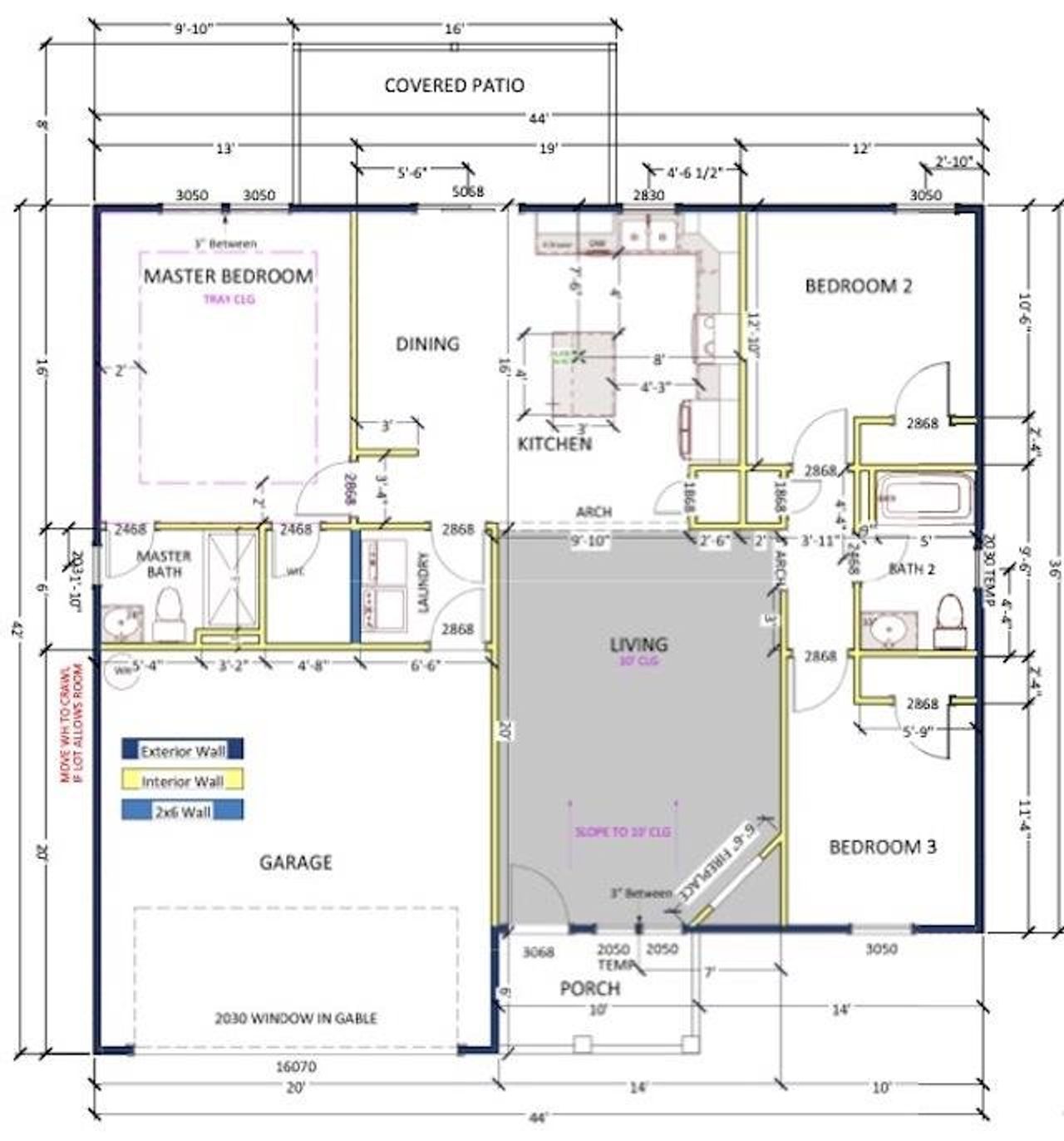 2D floor plan layout of this home in New Prospect Haven, Inman, SC (Image 2). 2D floor plan layout of this home in New Prospect Haven, Inman, SC (Image 2).