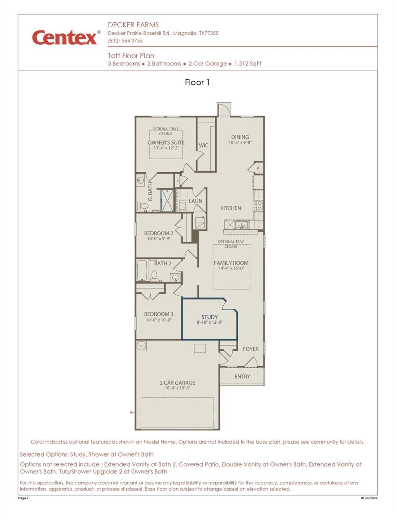 2D floor plan layout of this home in Decker Farms, Magnolia, TX (Image 2). 2D floor plan layout of this home in Decker Farms, Magnolia, TX (Image 2).