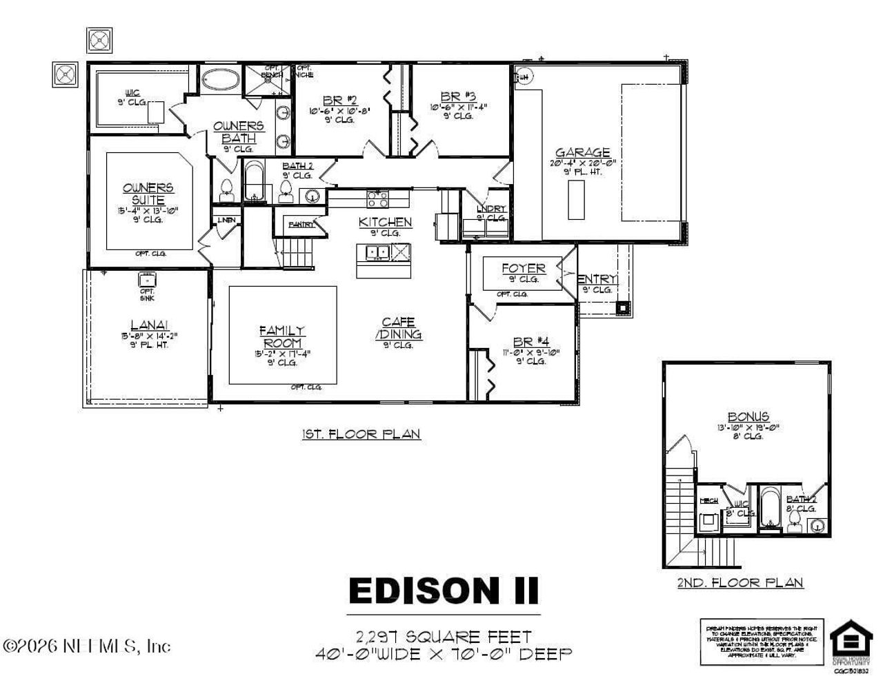 2D floor plan layout of this home in , Orange Park, FL (Image 2).