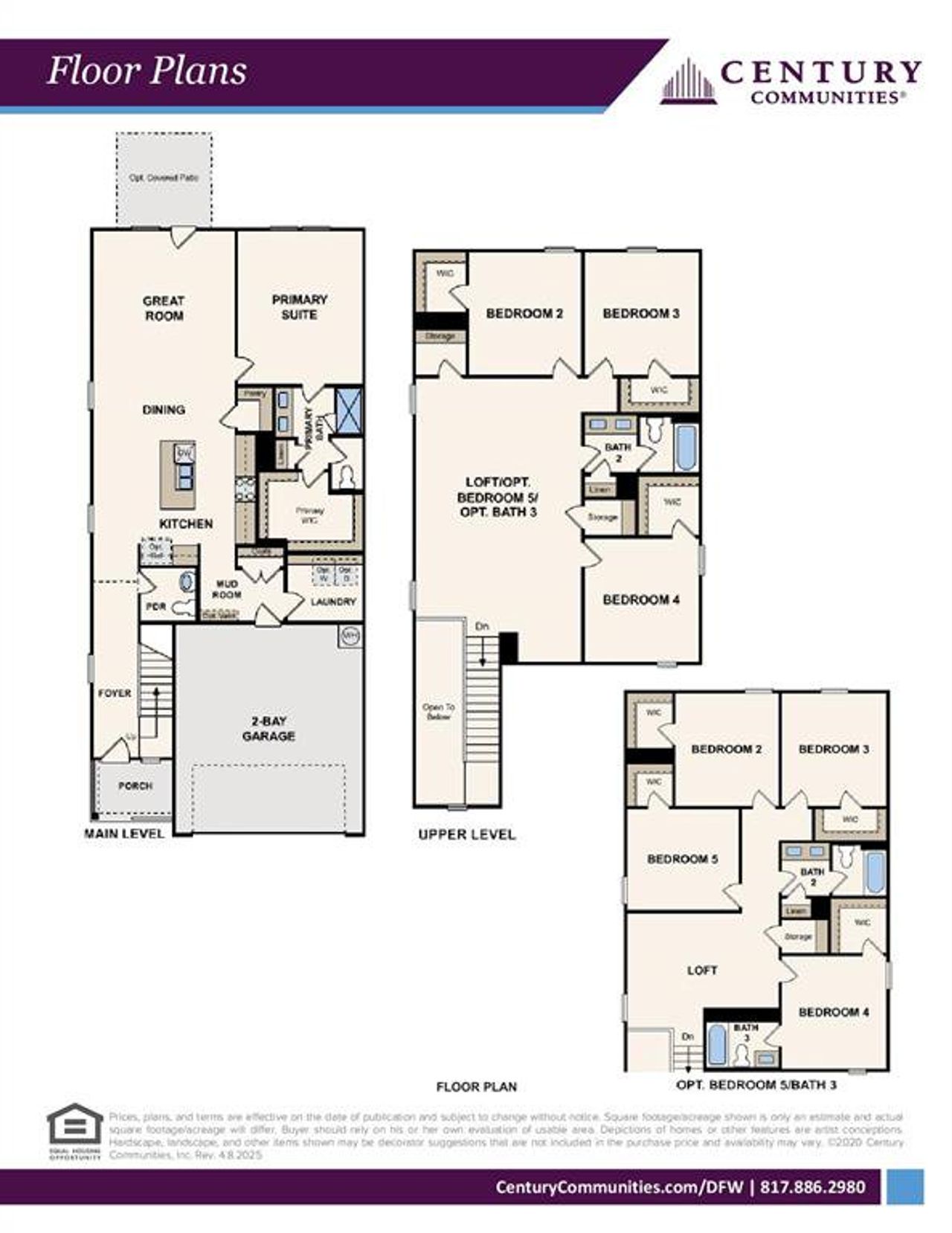 2D floor plan layout of this home in Ambergrove, Royse City, TX (Image 2). 2D floor plan layout of this home in Ambergrove, Royse City, TX (Image 2).